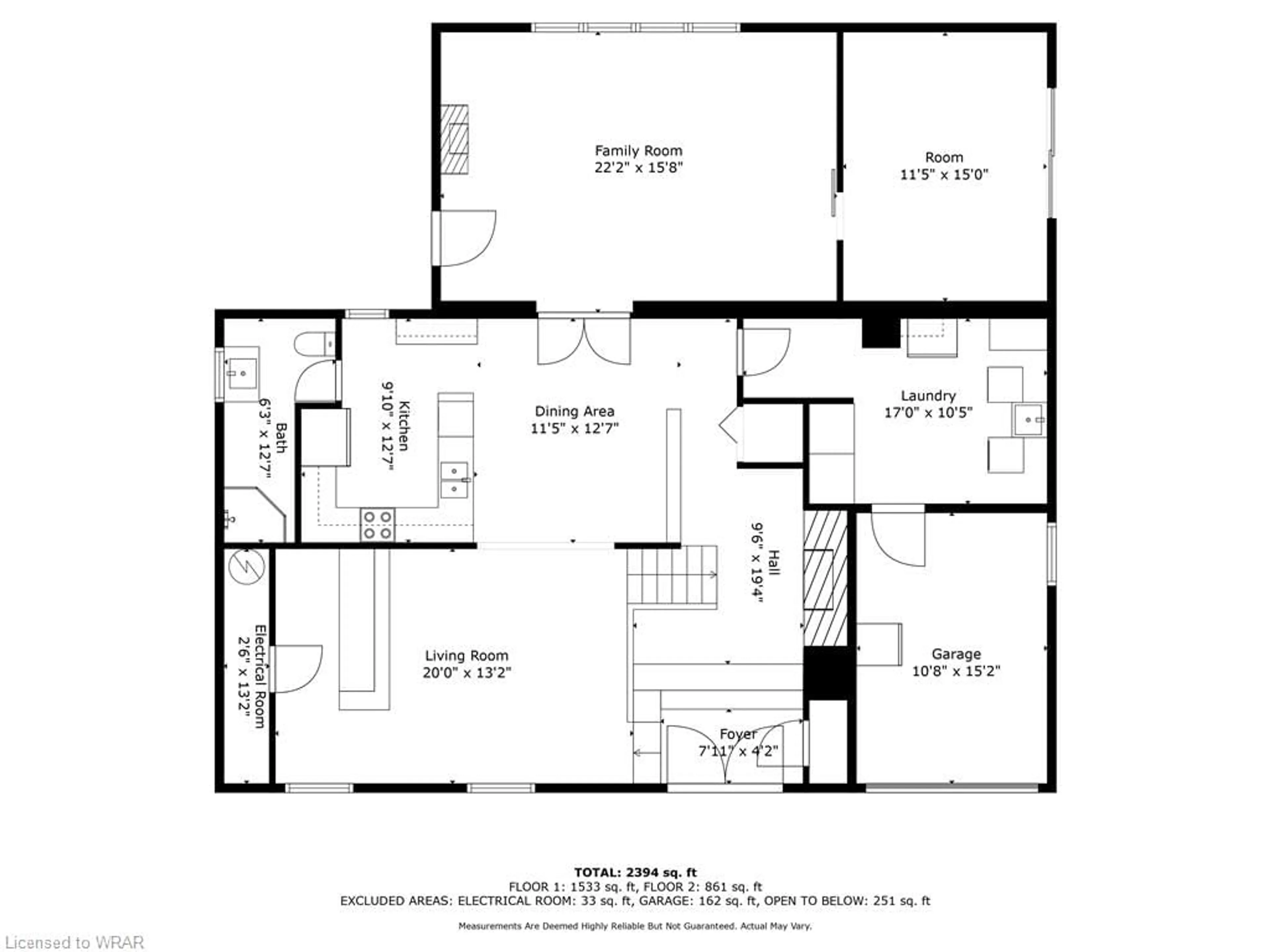Floor plan for 19 John St, Ayr Ontario N0B 1E0