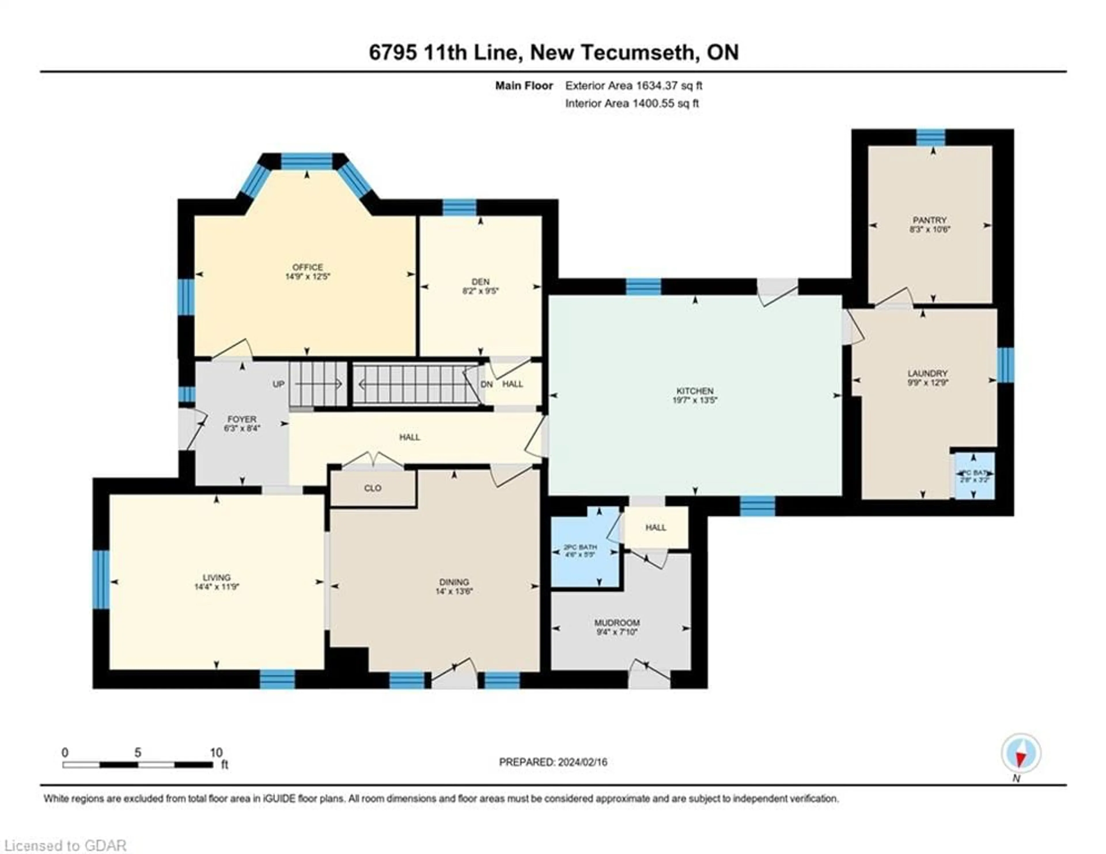 Floor plan for 6795 11th Line, Alliston Ontario L9R 1V4