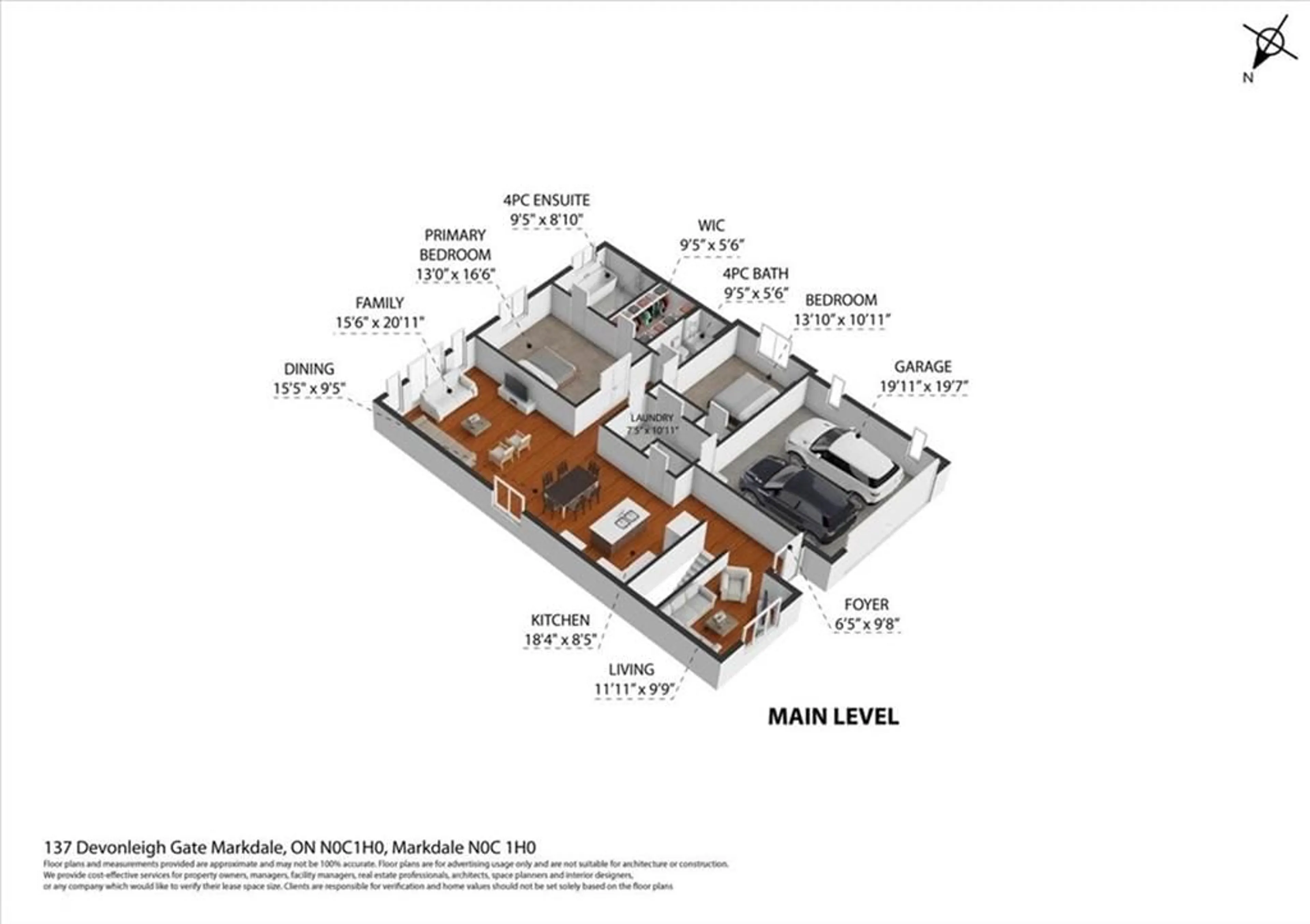 Floor plan for 137 Devonleigh Gate, Markdale Ontario N0C 1H0