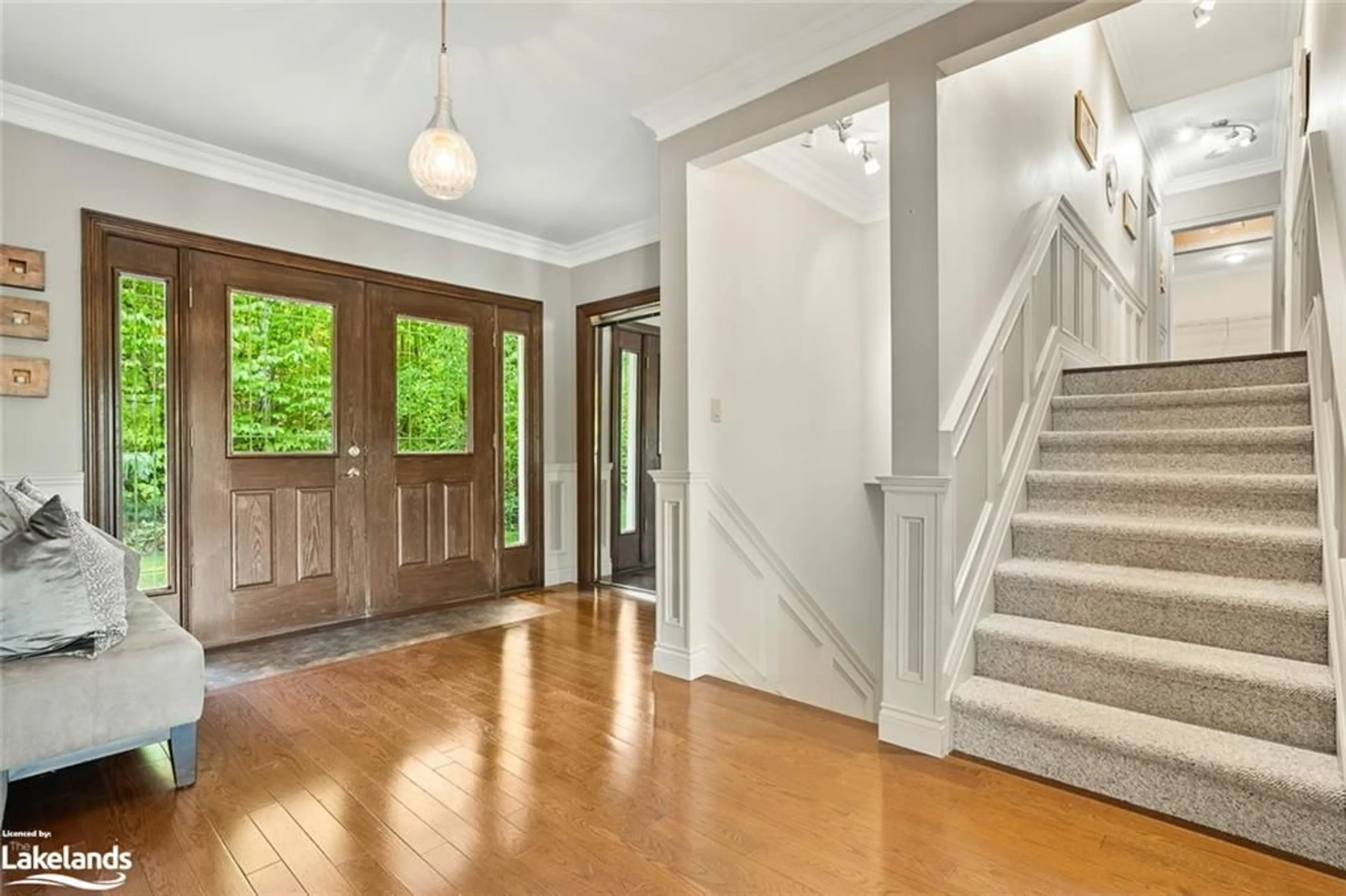 Indoor entryway, wood floors for 1194 Rattlesnake Rd, Haliburton Ontario K0M 1S0