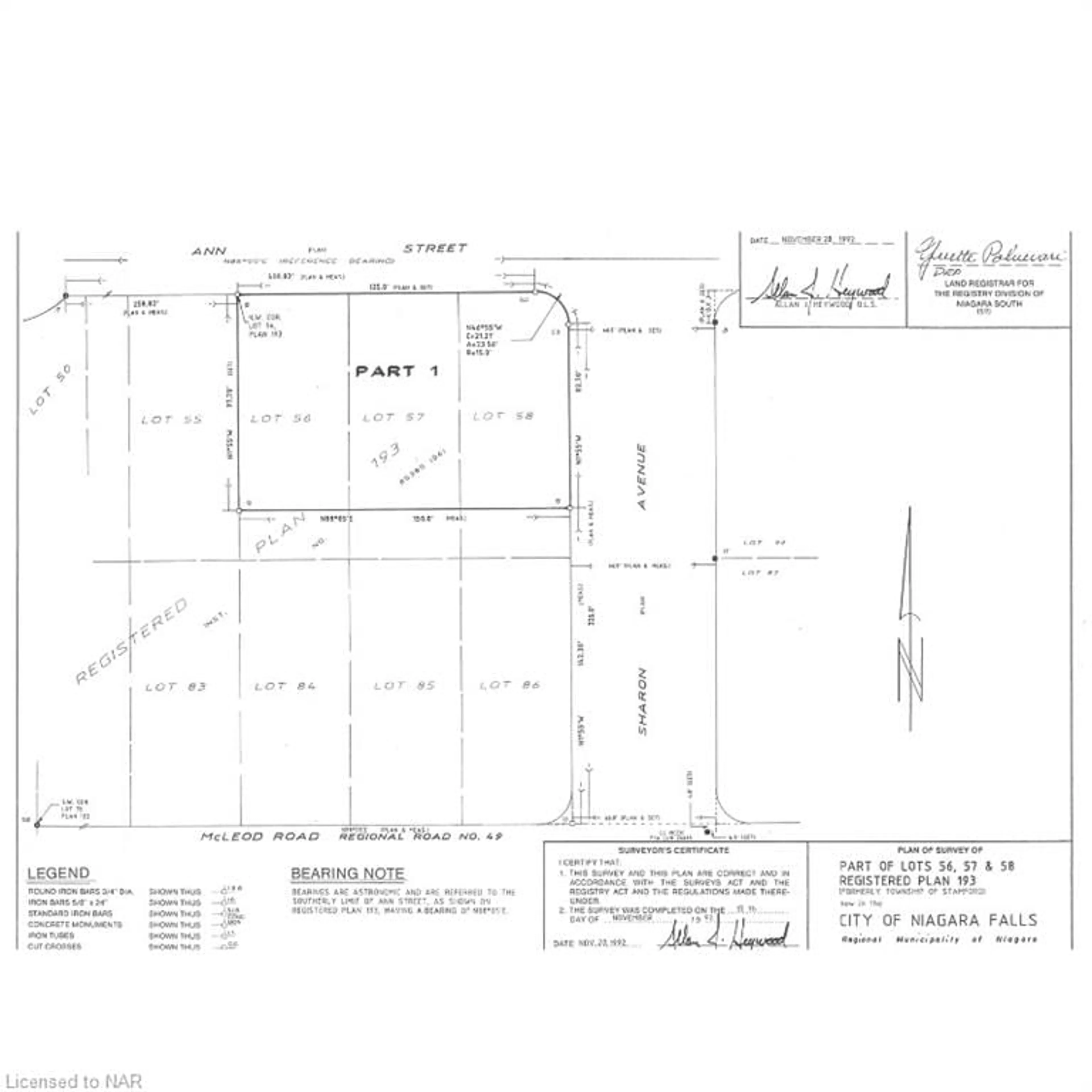 Floor plan for 7205 Sharon Ave, Niagara Falls Ontario L2G 5W8