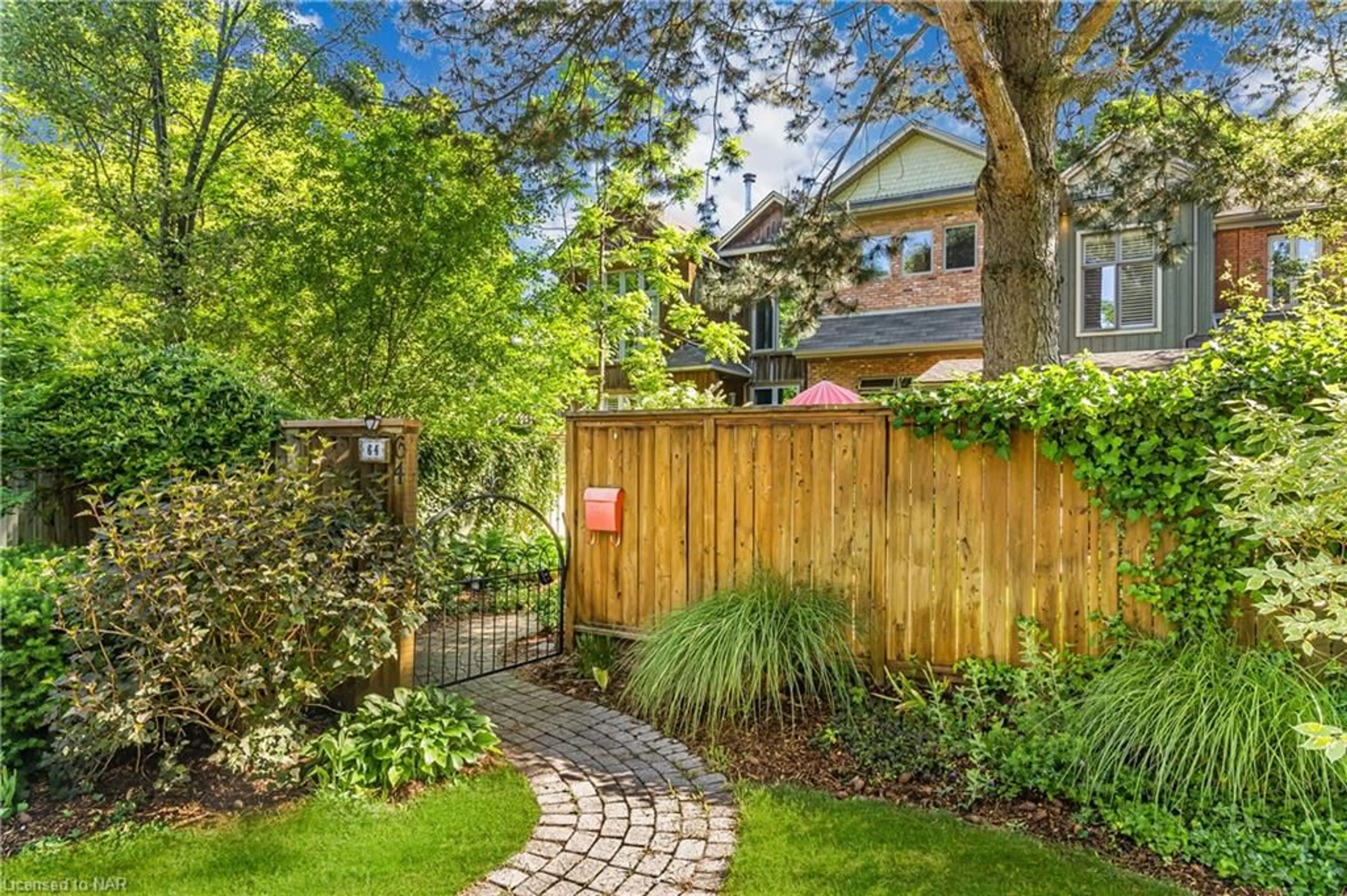 Fenced yard for 64 Yates St, St. Catharines Ontario L2R 5R8