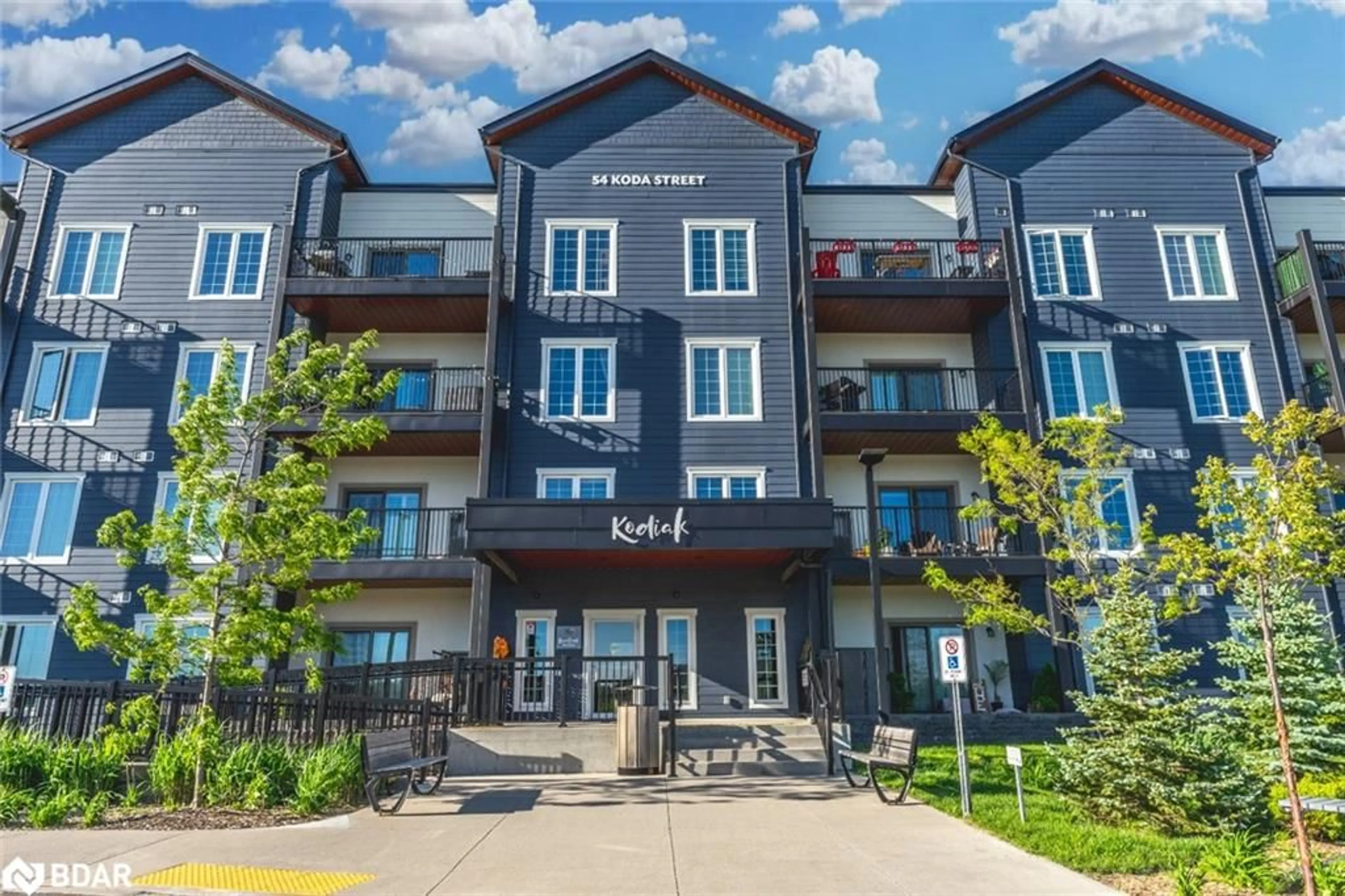 A pic from exterior of the house or condo for 54 Koda St #112, Barrie Ontario L9J 0J6