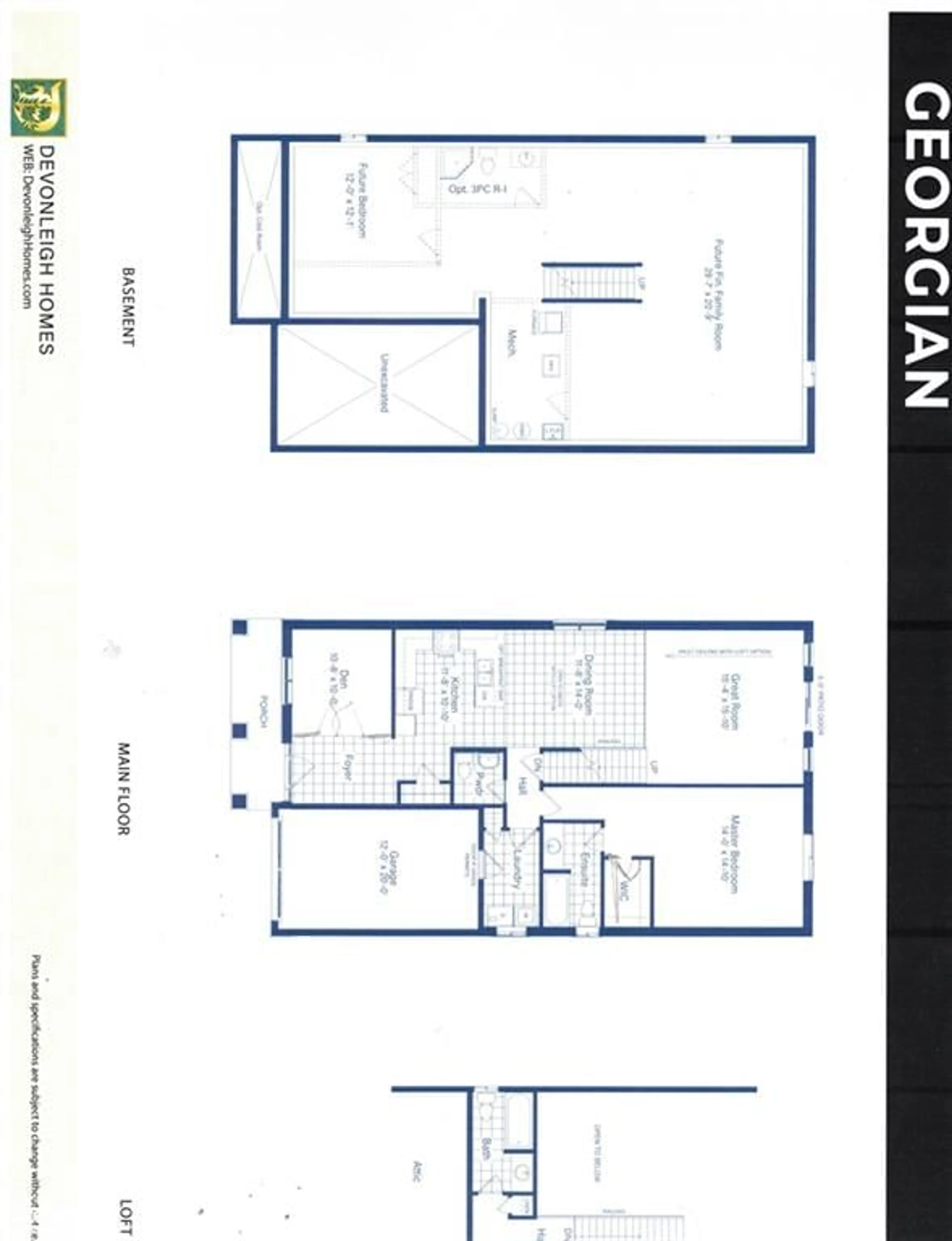 Floor plan for 23 Maidens Cres, Collingwood Ontario L9Y 3B7