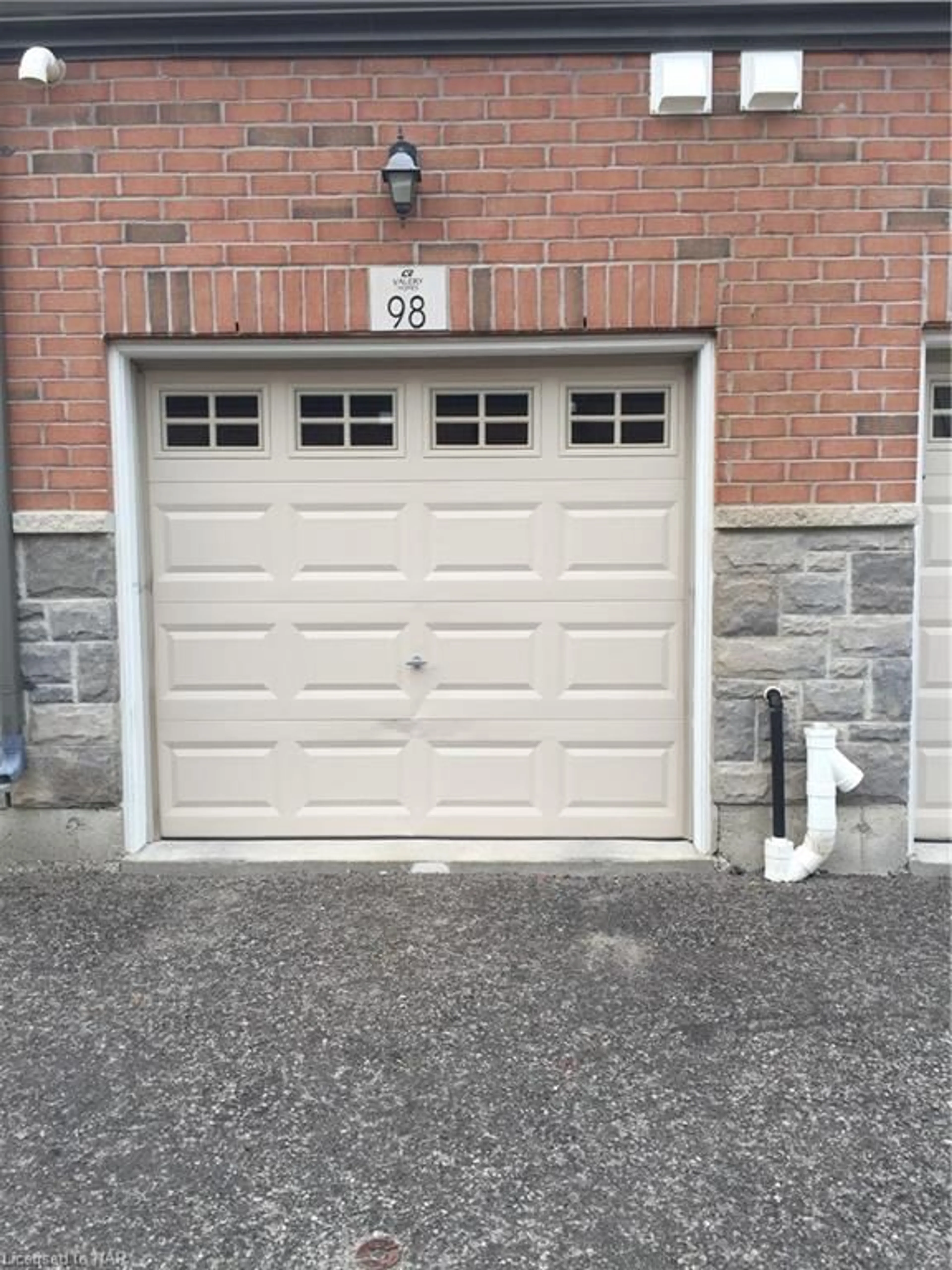 Indoor garage, cement floor for 1380 Costigan Rd #98, Milton Ontario L9T 8L2