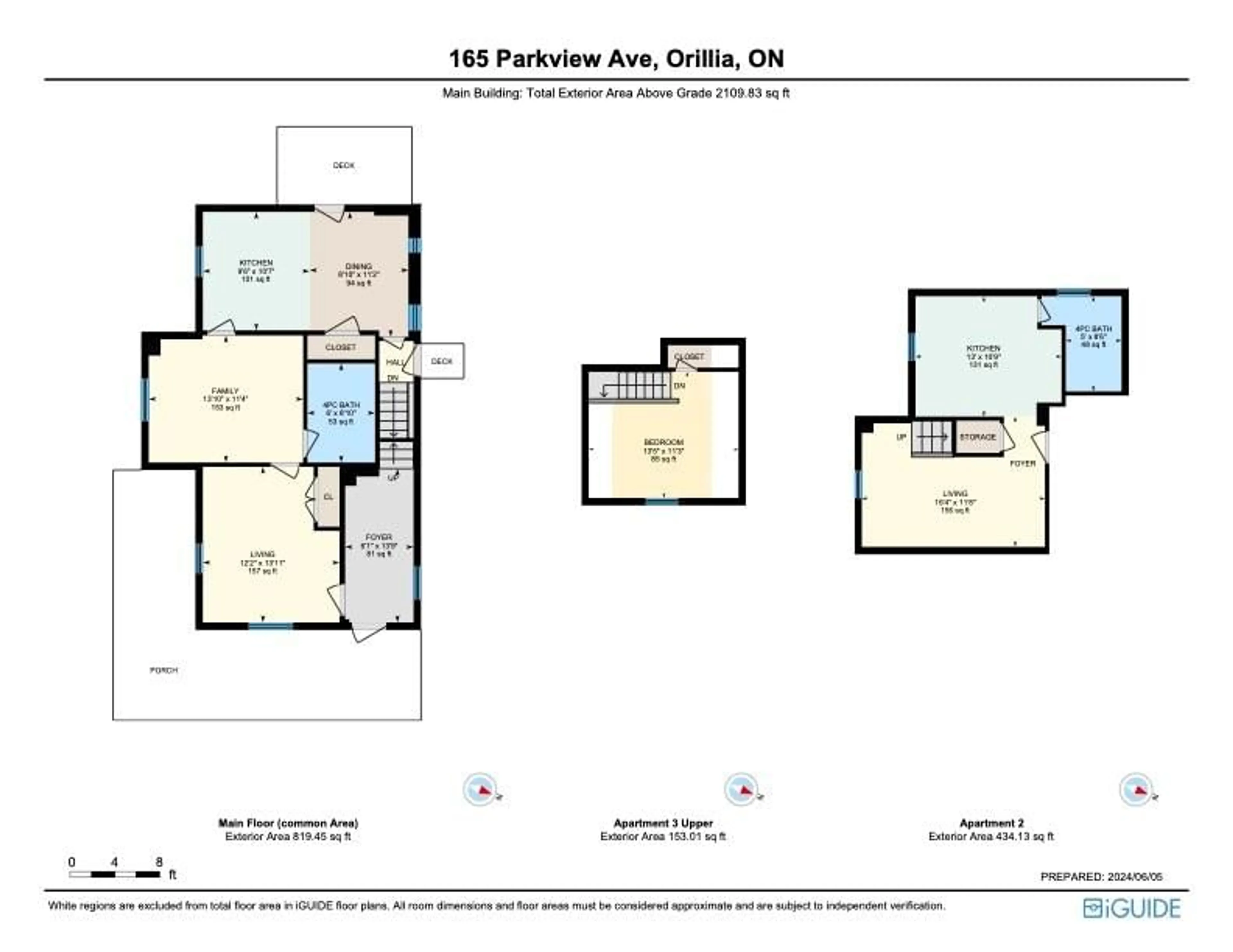 Floor plan for 165 Parkview Ave, Orillia Ontario L3V 4M4