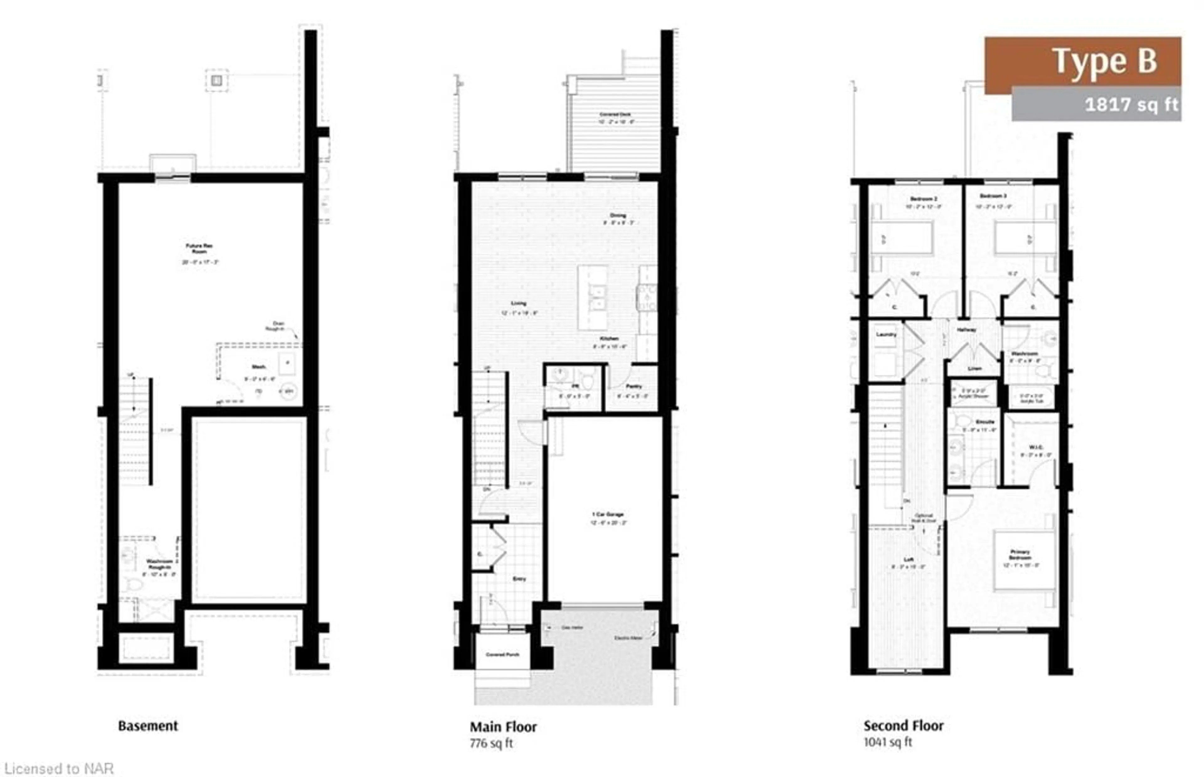 Floor plan for 16 Arsenault Cres, Fonthill Ontario L0S 1E0