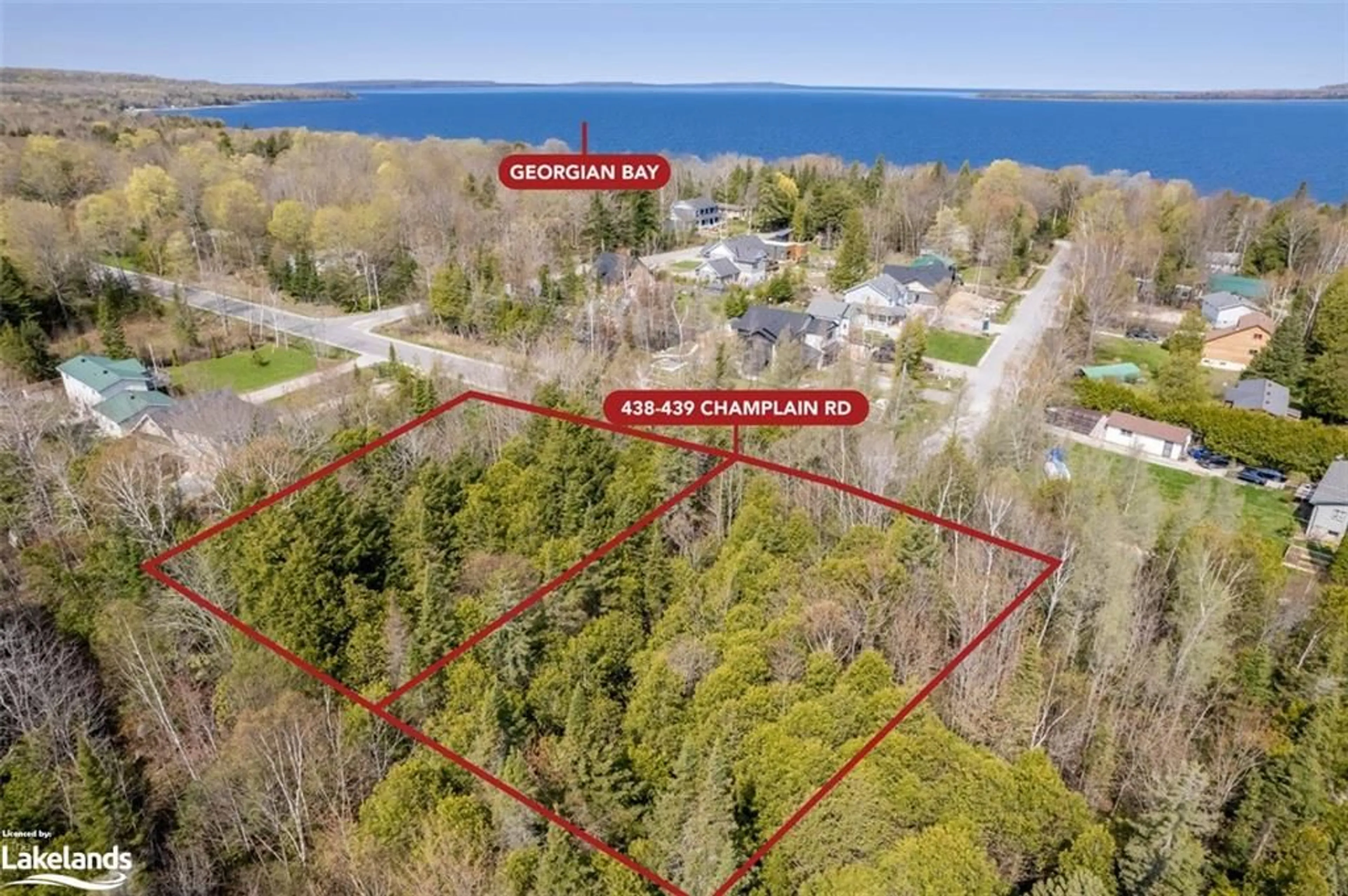 Lakeview for LOT 438 Champlain Rd, Tiny Ontario L9M 1S5