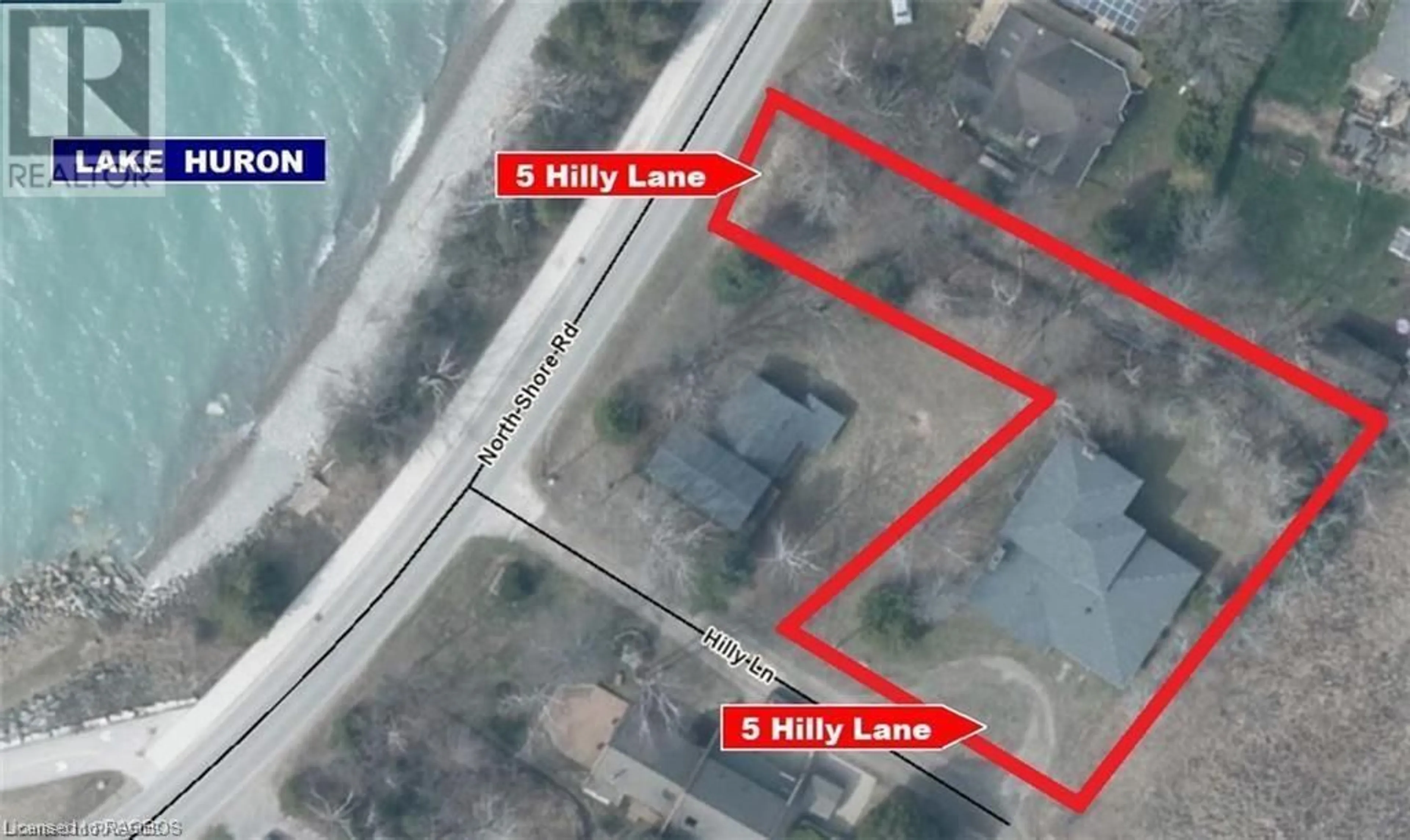 Picture of a map for 5 Hilly Lane, Saugeen Shores Ontario N0H 2C5