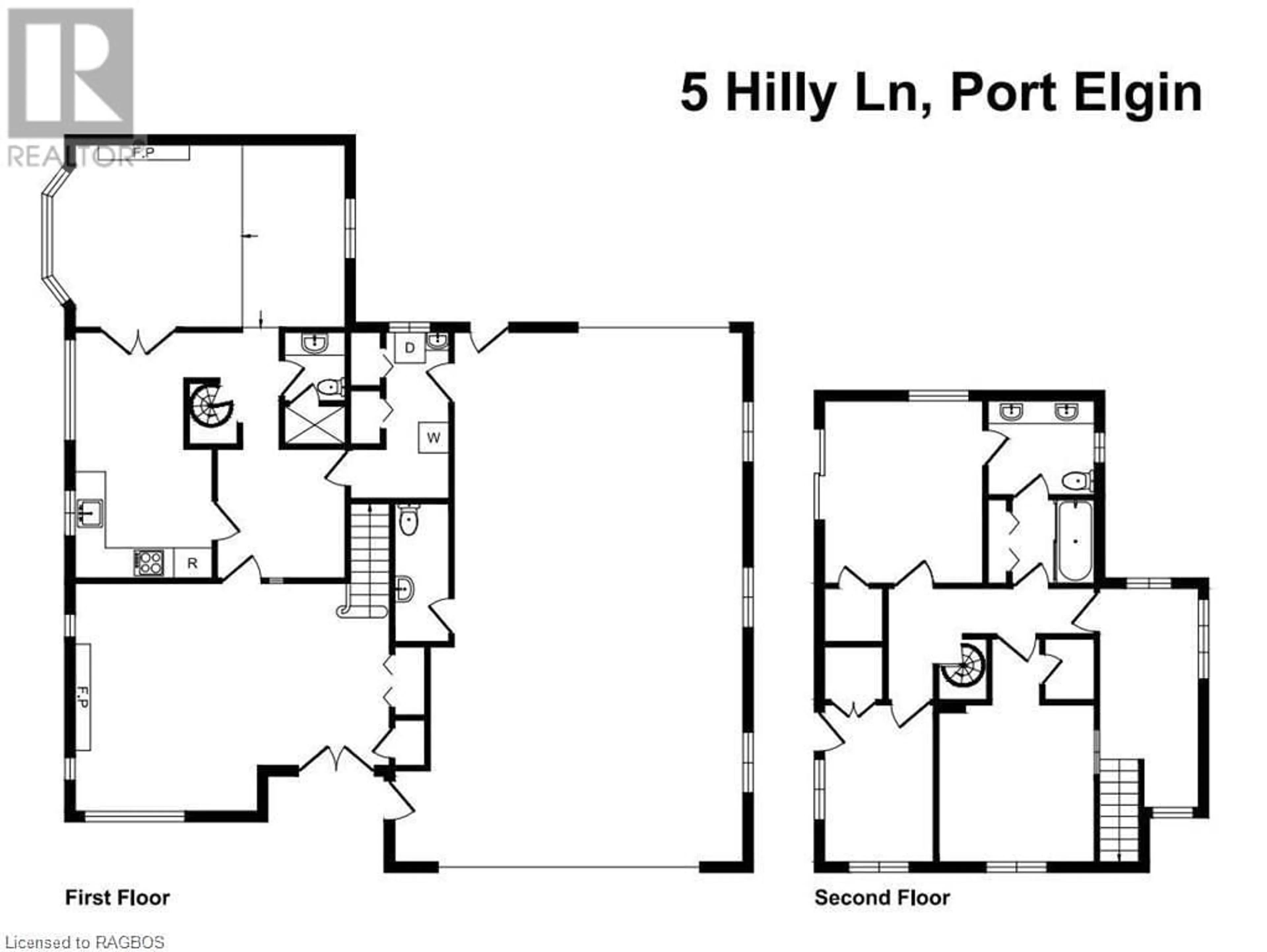 Floor plan for 5 Hilly Lane, Saugeen Shores Ontario N0H 2C5