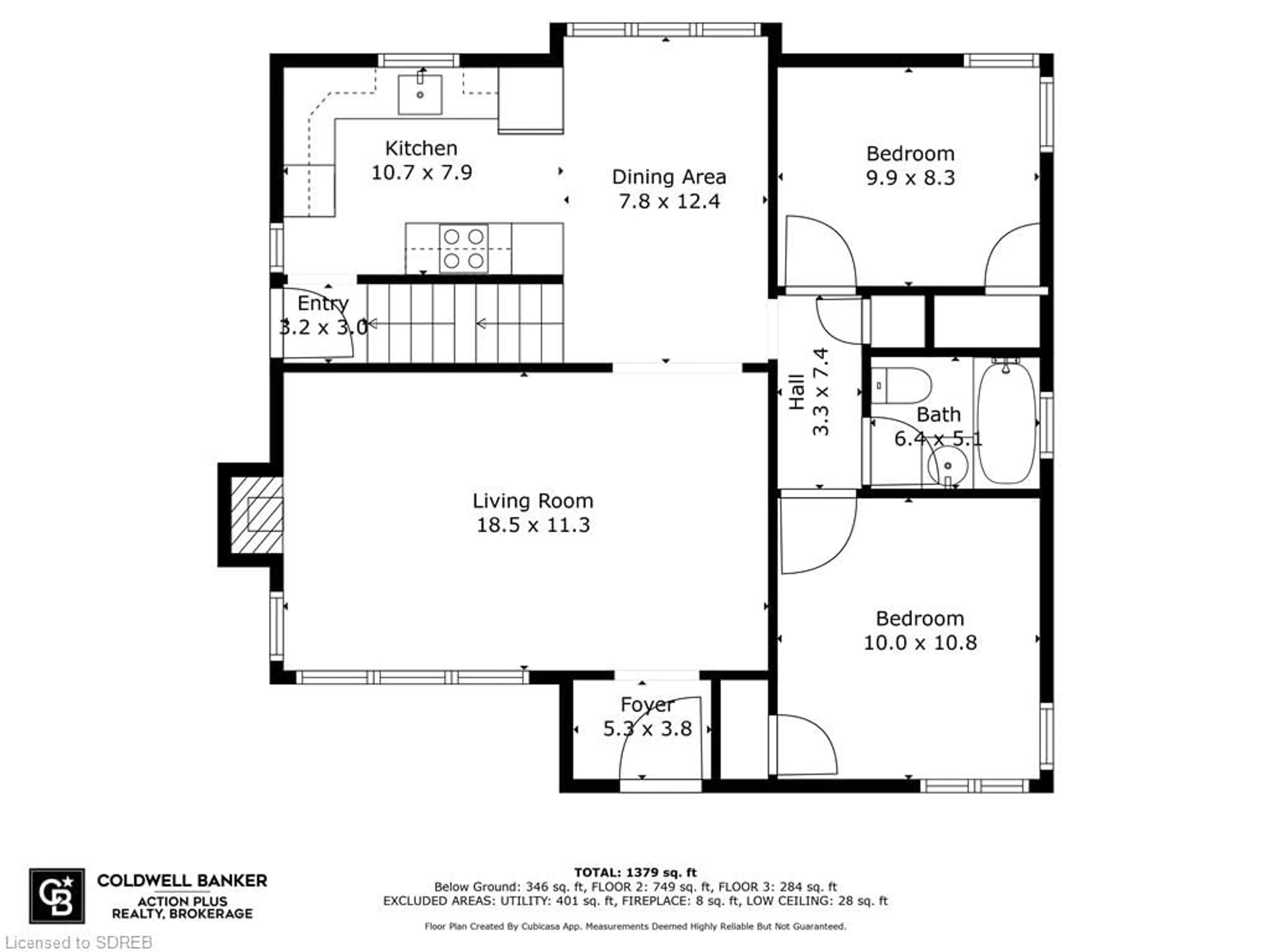 Floor plan for 158 St James St, Waterford Ontario N0E 1Y0