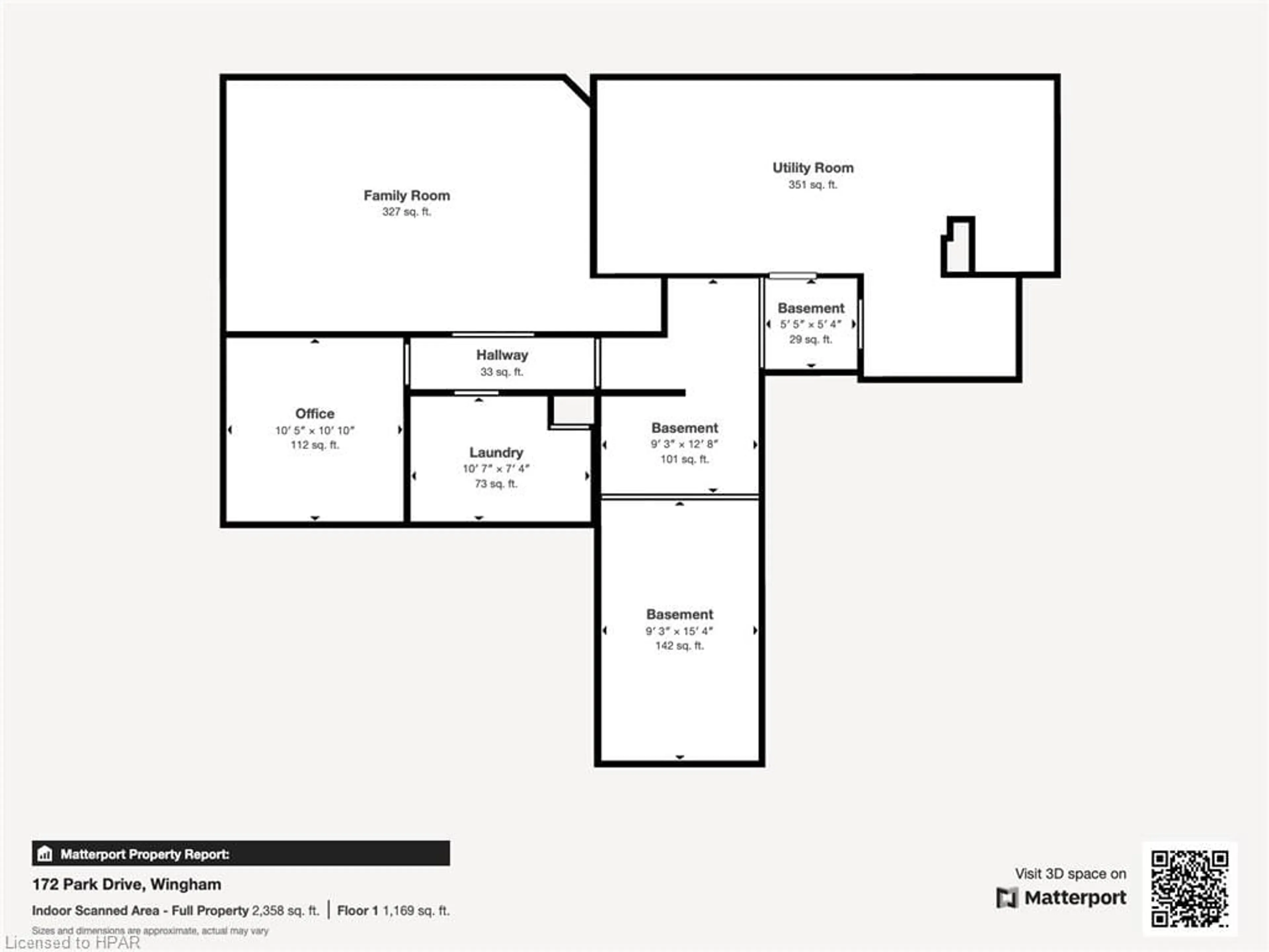 Floor plan for 172 Park Dr, Wingham Ontario N0G 2W0