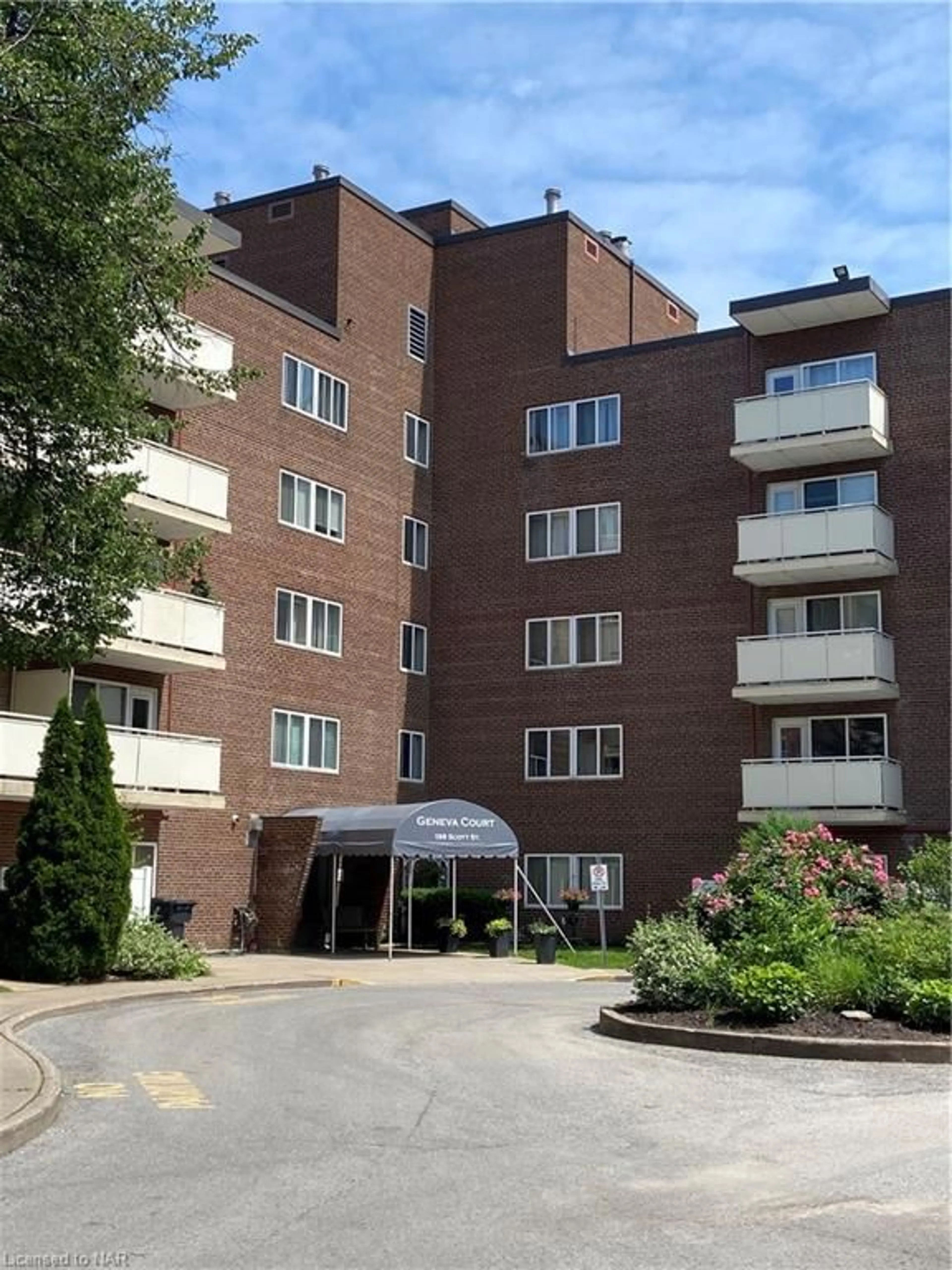 A pic from exterior of the house or condo for 198 Scott St #407, St. Catharines Ontario L2N 5T3