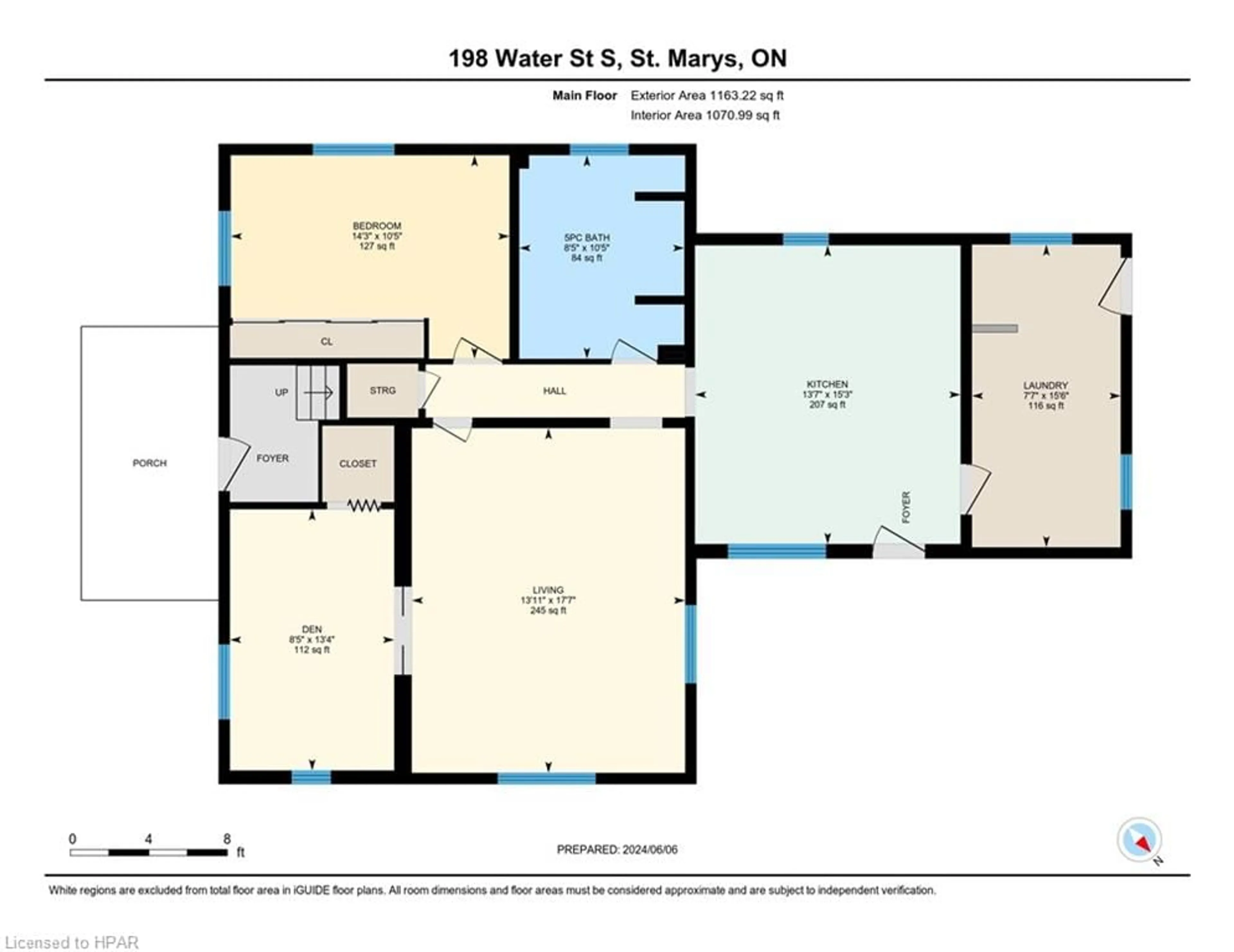 Floor plan for 198 Water St, St. Marys Ontario N4X 1C5