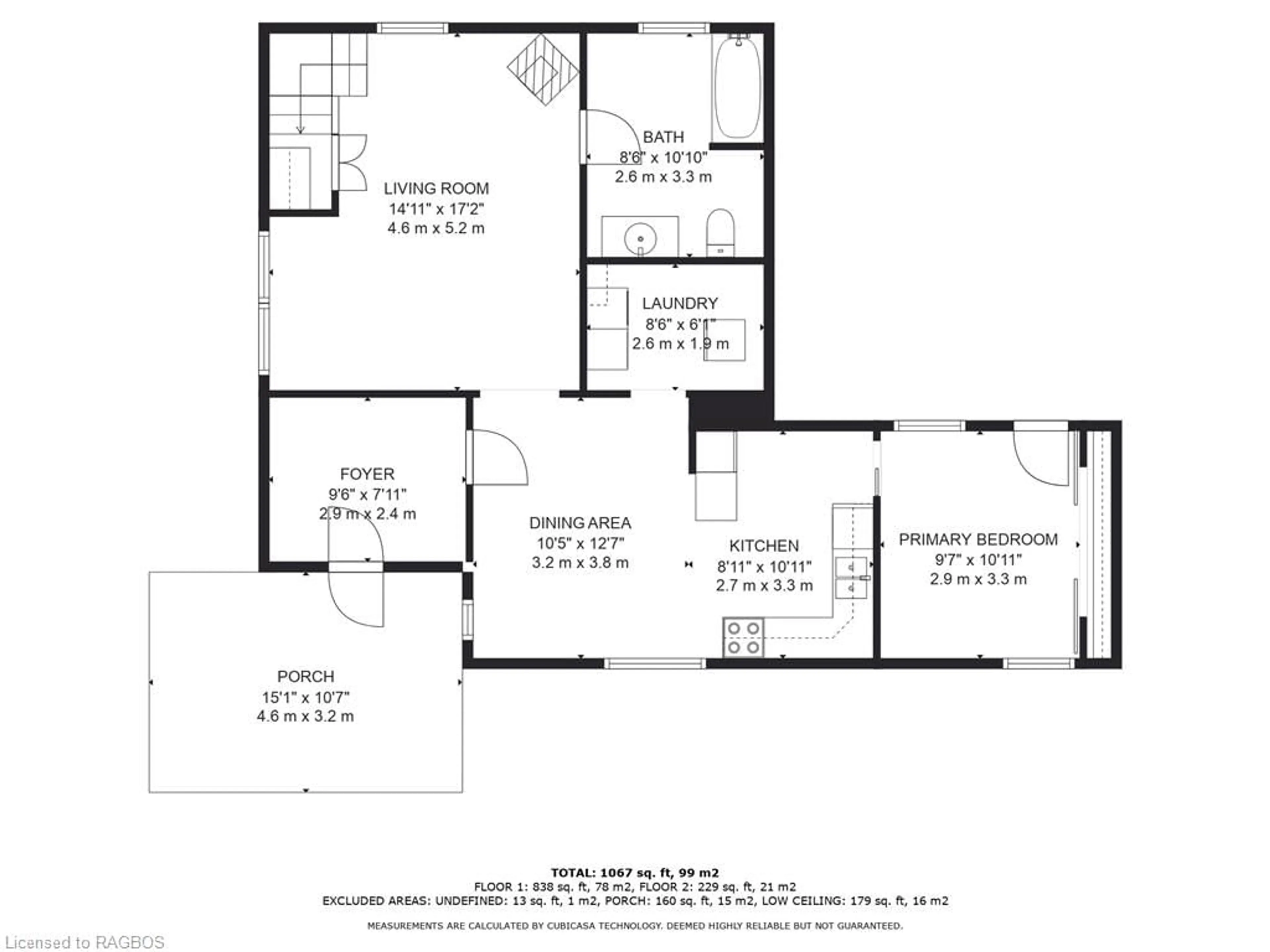 Floor plan for 315186 Highway 6, West Grey Ontario N0G 1R0