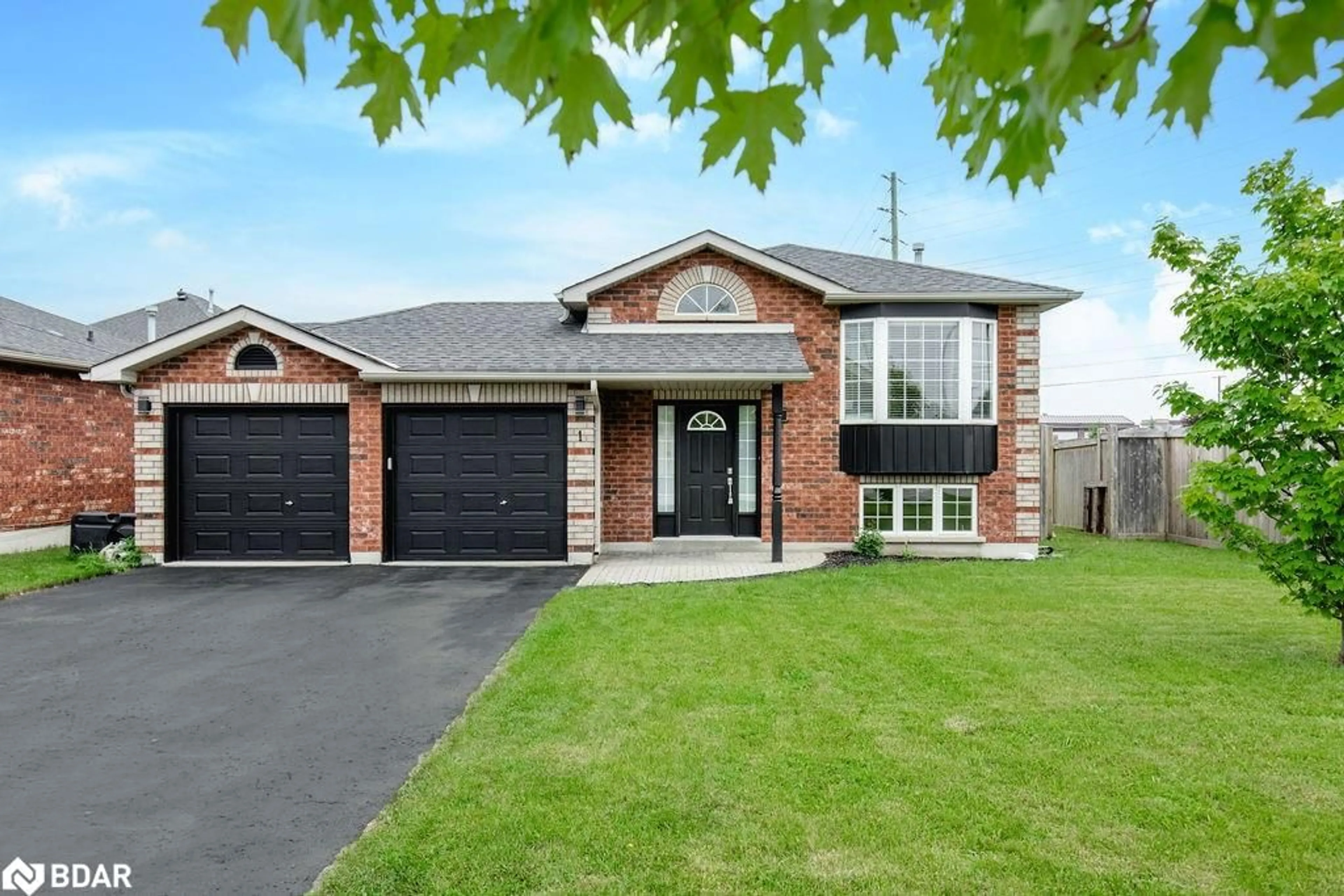 Home with brick exterior material for 1 Pacific Ave, Barrie Ontario L4M 7E7