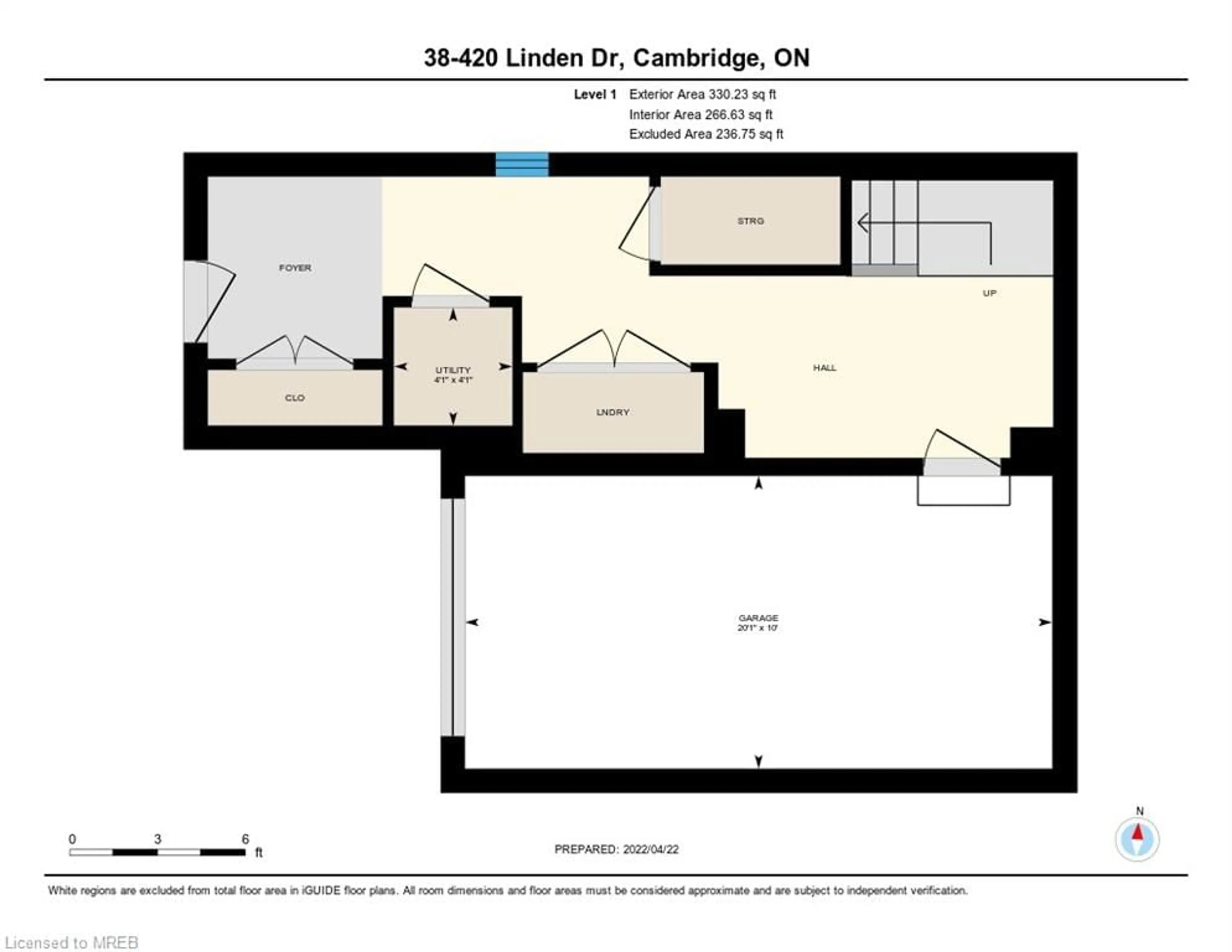 Floor plan for 420 Linden Dr #38, Cambridge Ontario N3H 0C6