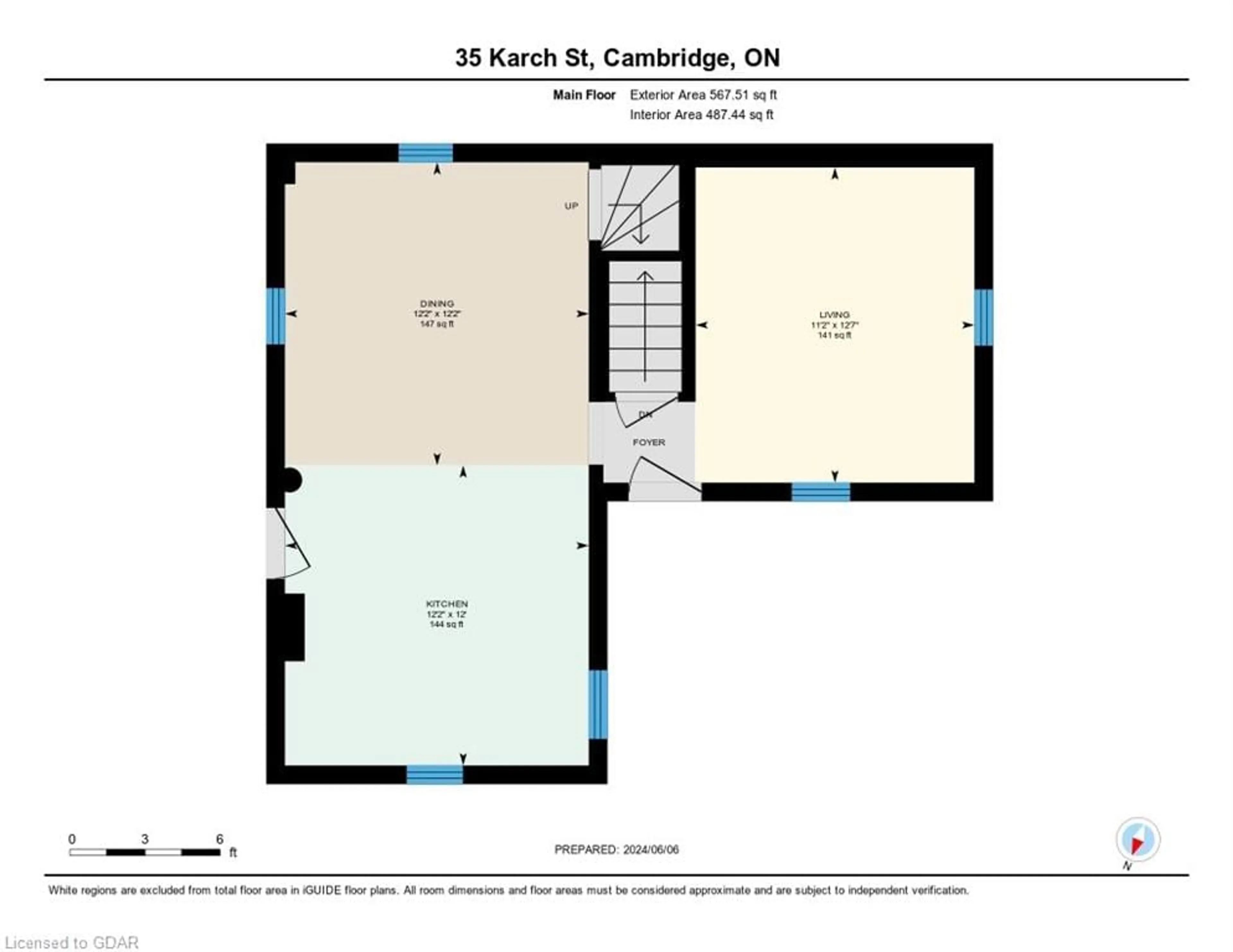 Floor plan for 35 Karch St, Cambridge Ontario N3C 1Y4