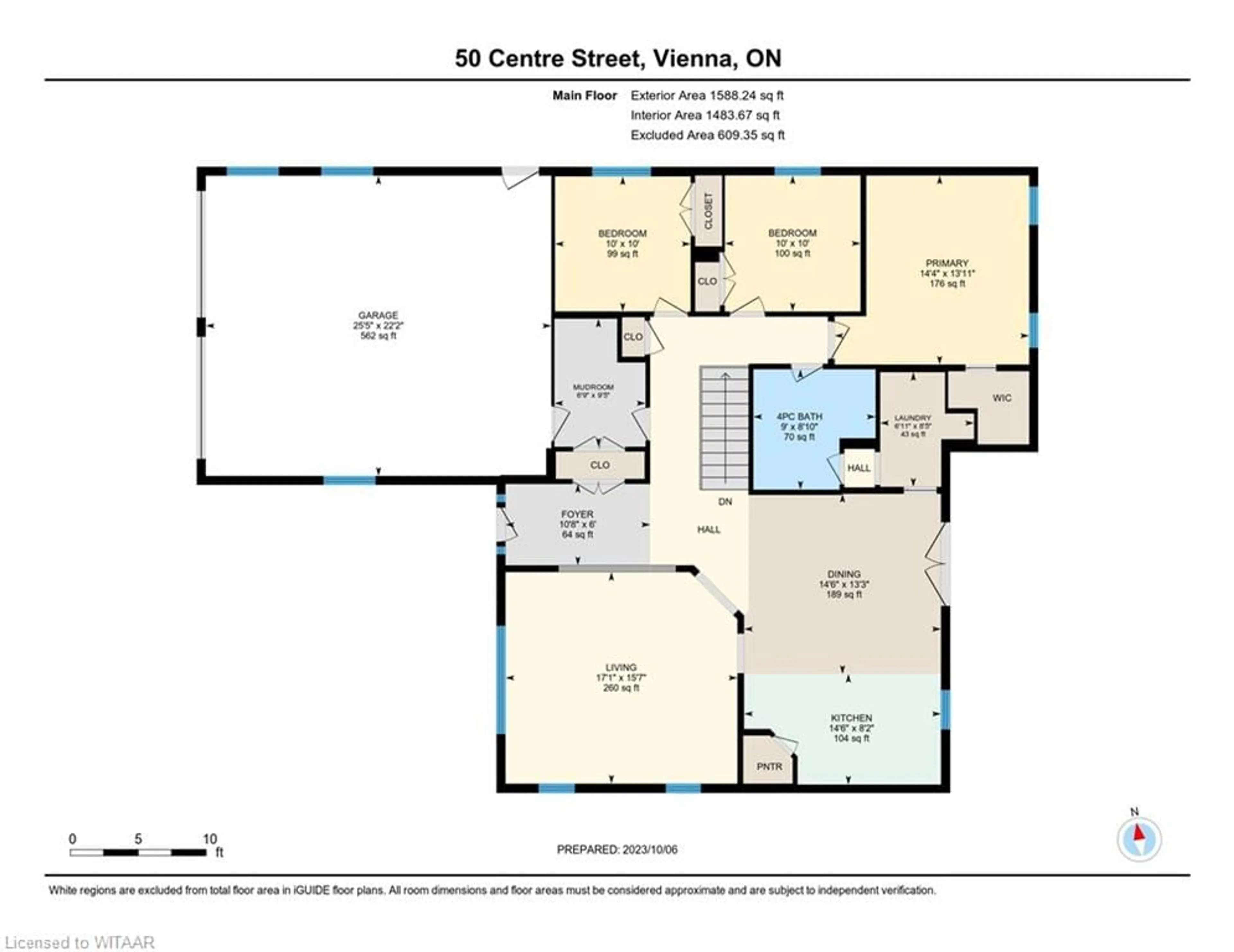 Floor plan for 50 Centre St, Vienna Ontario N0J 1Z0