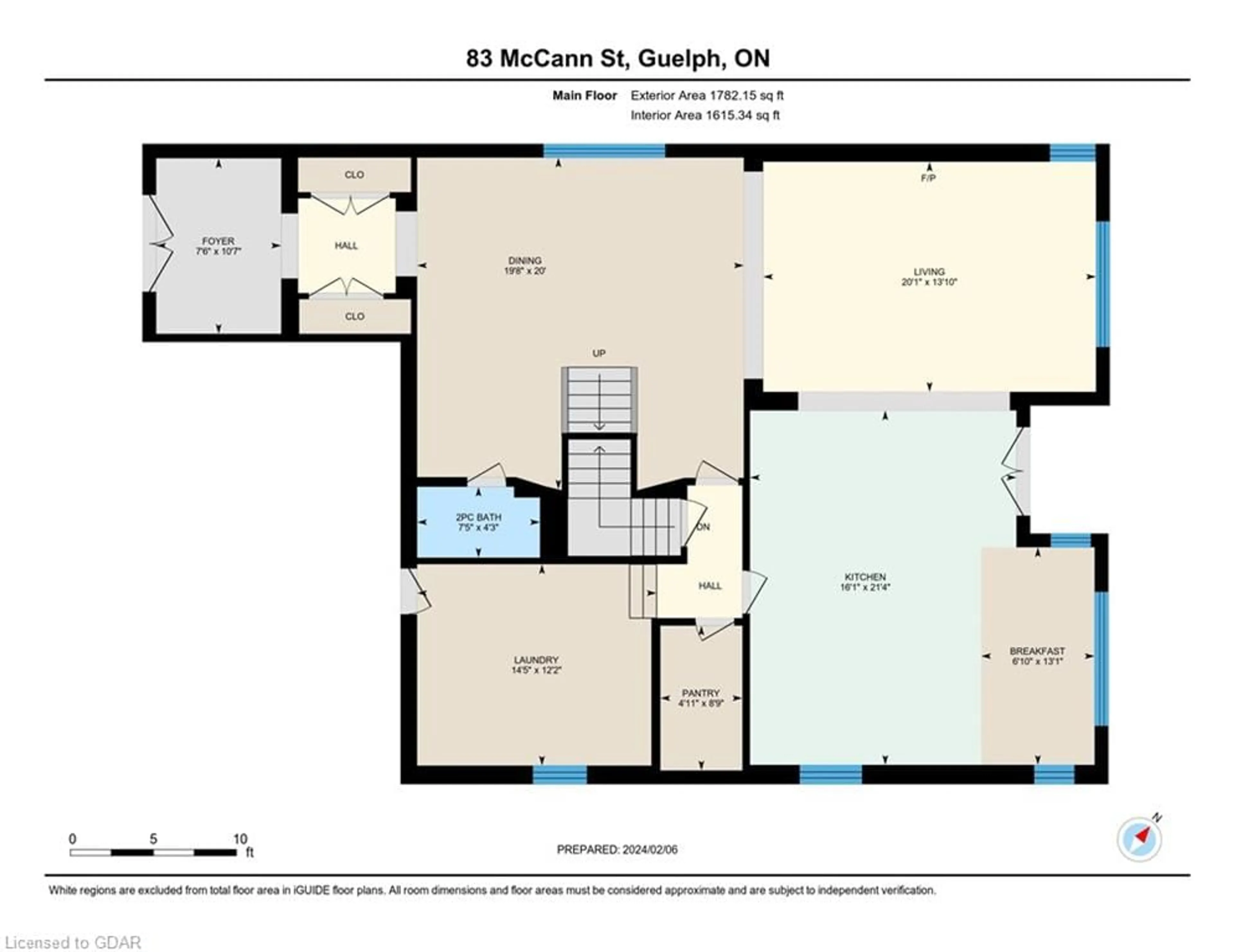 Floor plan for 83 Mccann St, Guelph Ontario N1G 0A8