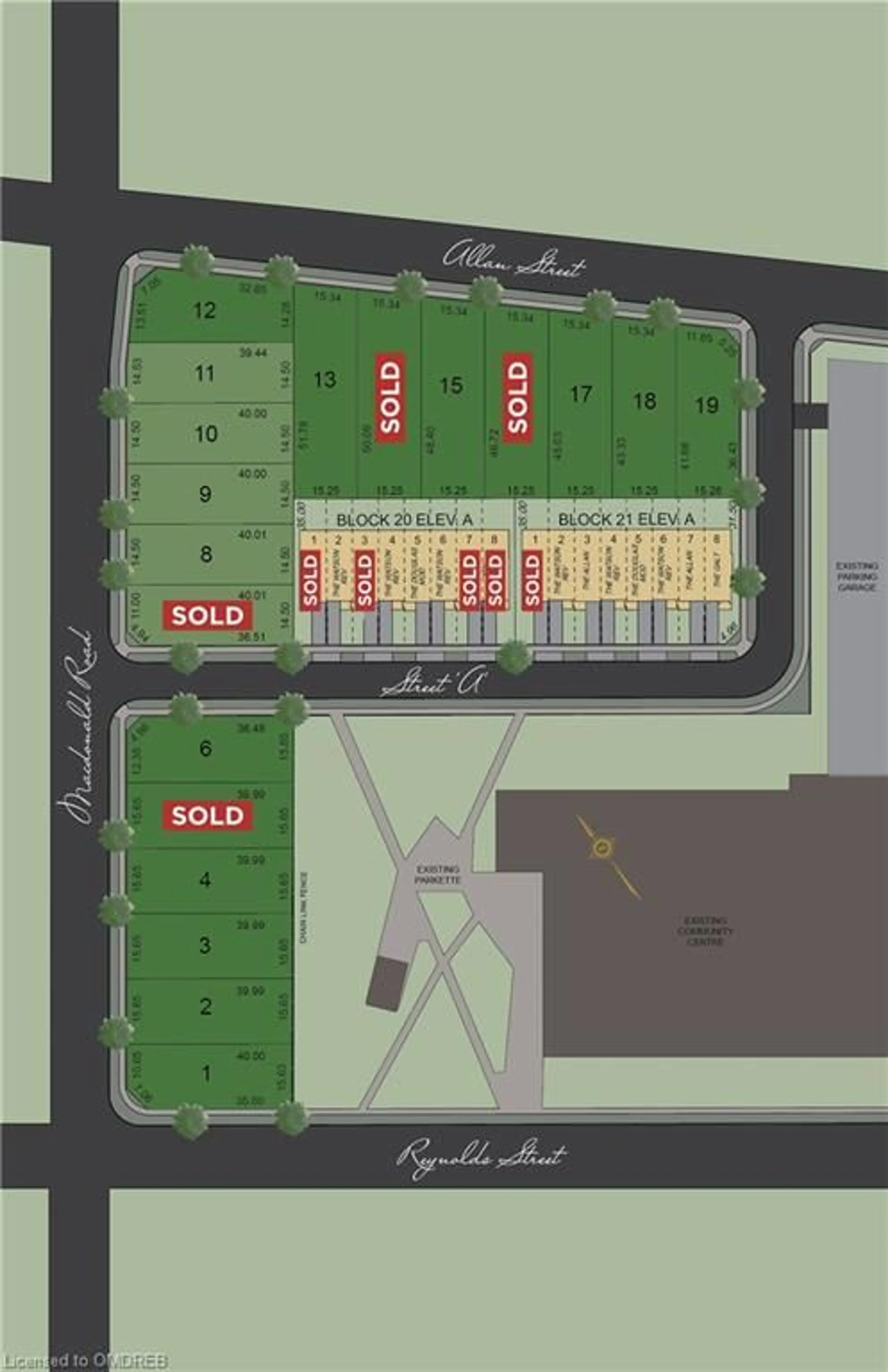 Floor plan for LOT 18 Allan St, Oakville Ontario L6J 2B7