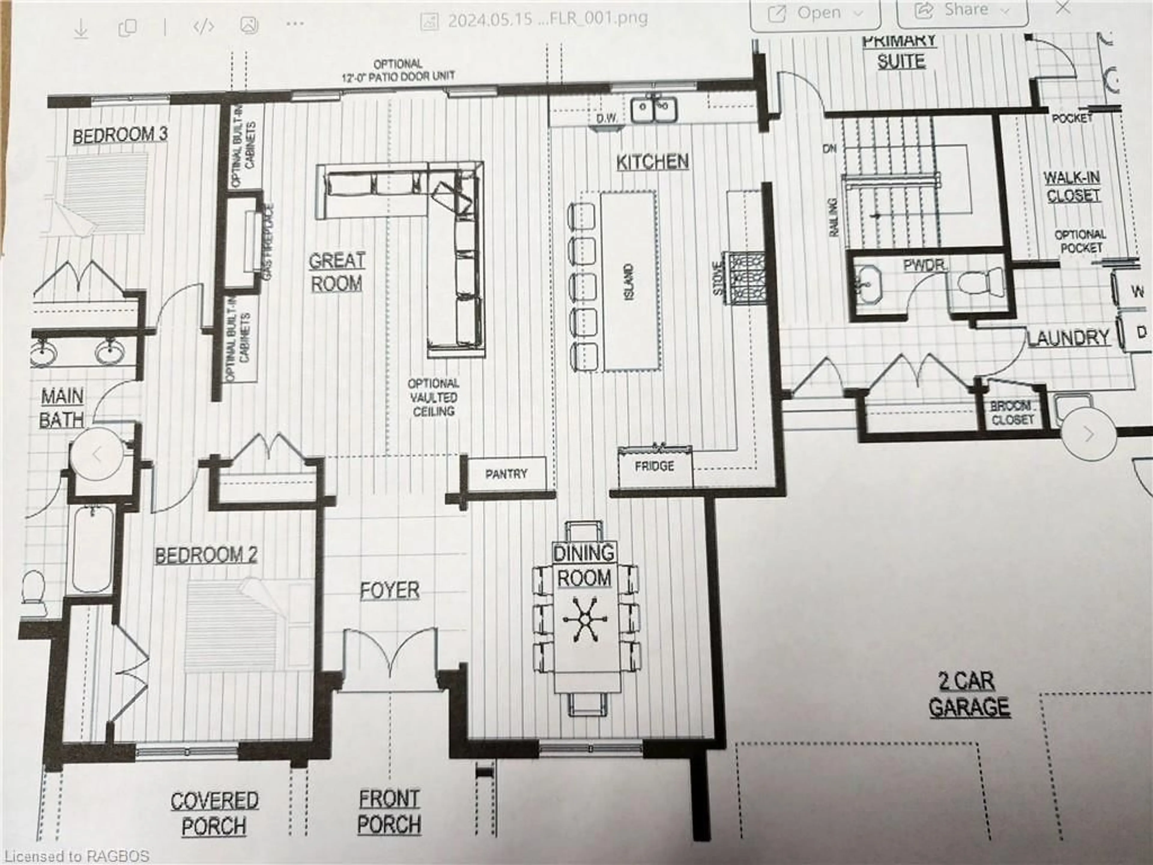 Floor plan for 240 Shadywood Cres, Point Clark Ontario N2Z 2X3