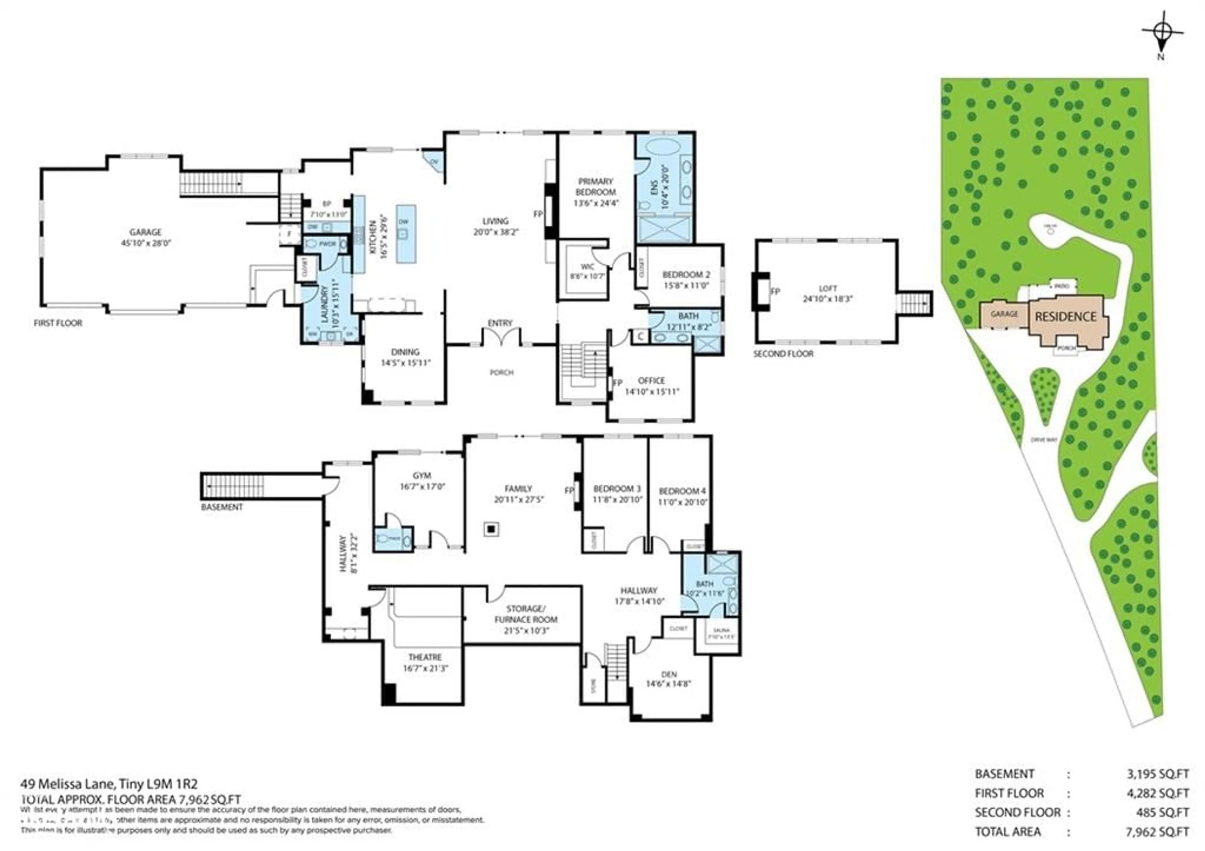 Floor plan for 49 Melissa Lane, Tiny Ontario L9M 0T8