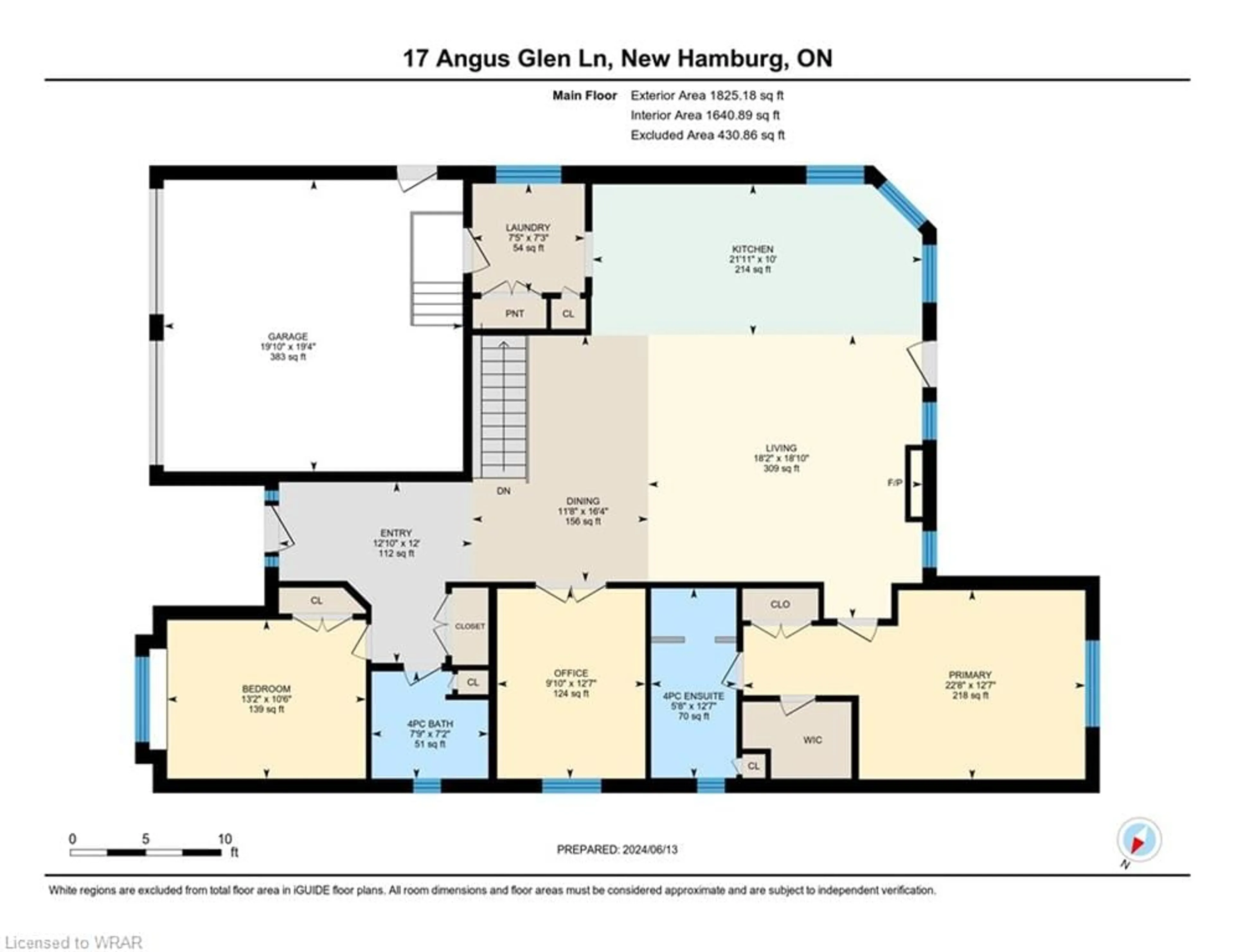 Floor plan for 17 Angus Glen Lane #40, New Hamburg Ontario N3A 0E9
