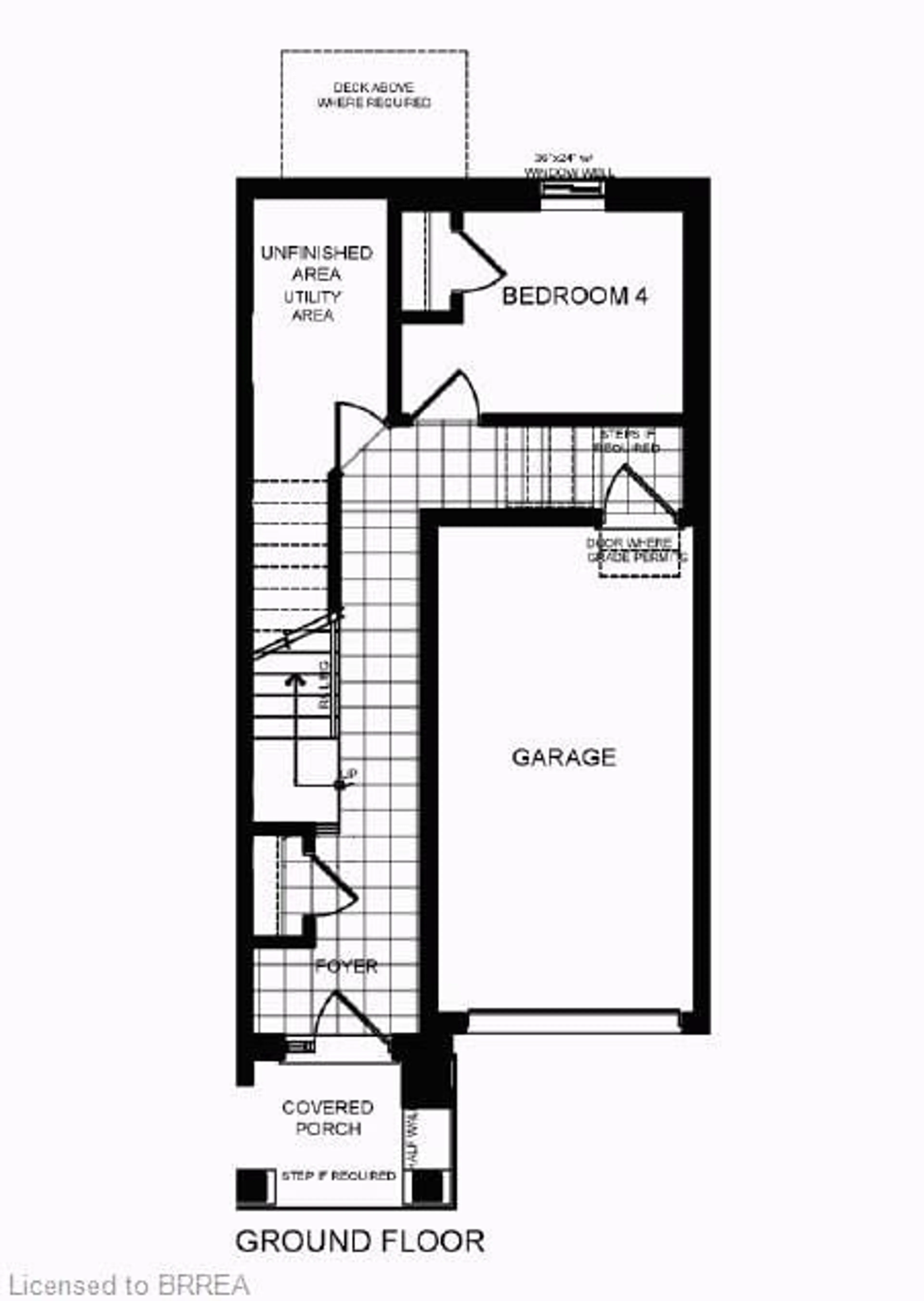 Floor plan for 620 Colborne St #Unit 2 Block B, Brantford Ontario N3T 5L5