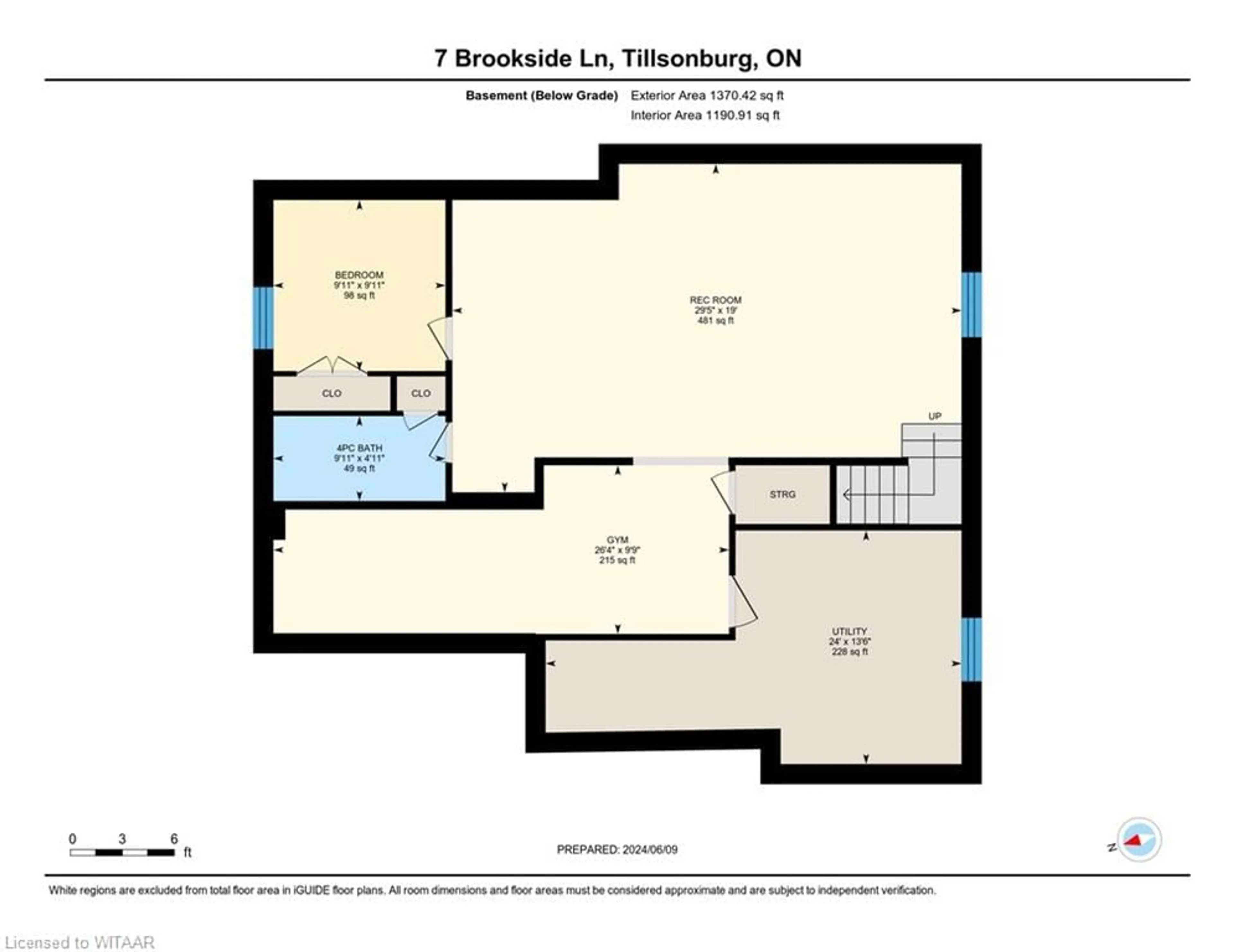 Floor plan for 7 Brookside Lane, Tillsonburg Ontario N4G 5W5