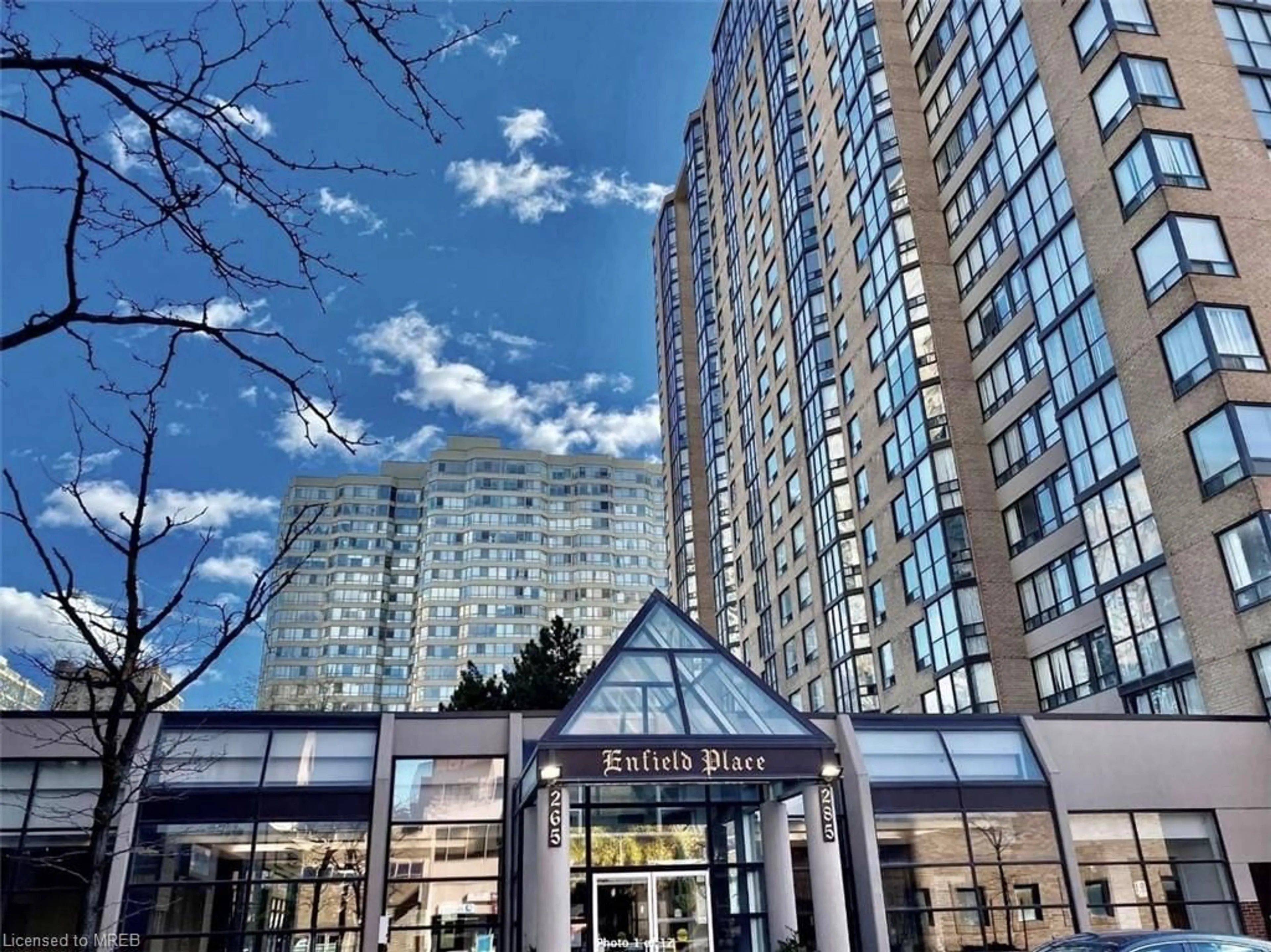 A pic from exterior of the house or condo for 265 Enfield Pl #903, Mississauga Ontario L5B 3Y7