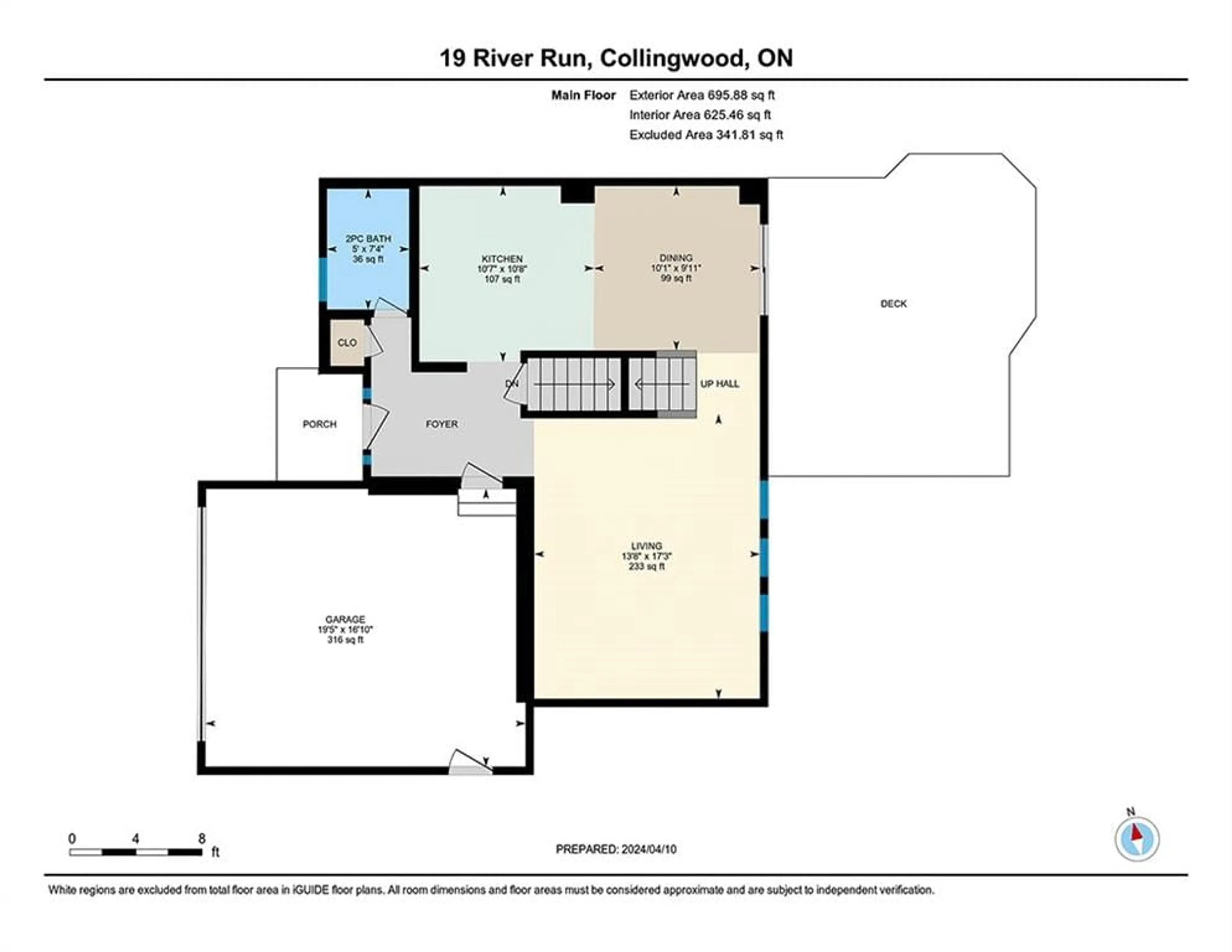 Floor plan for 19 River Run, Collingwood Ontario L9Y 5J7