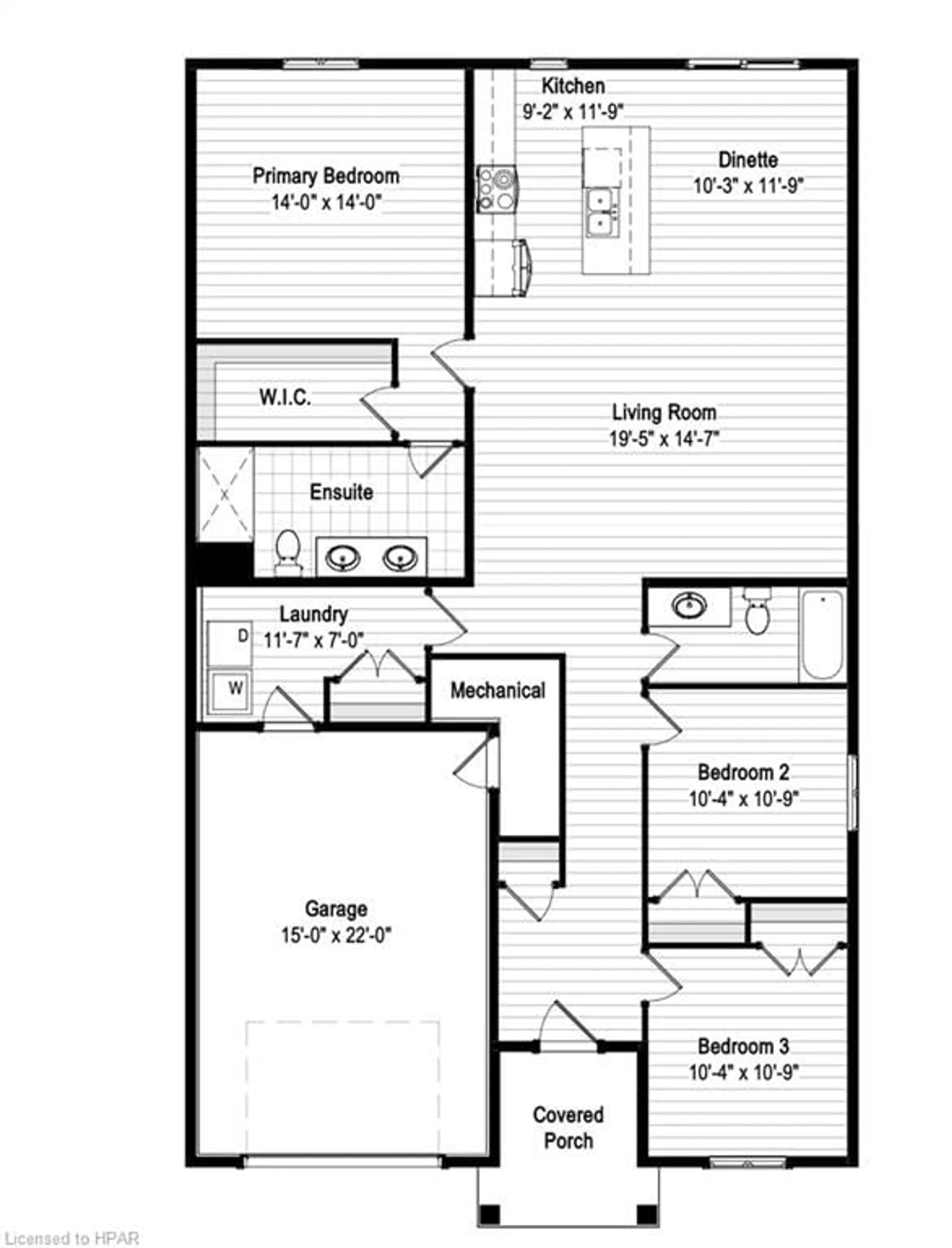 Floor plan for 135 Victoria Ave, Crediton Ontario N0M 1M0