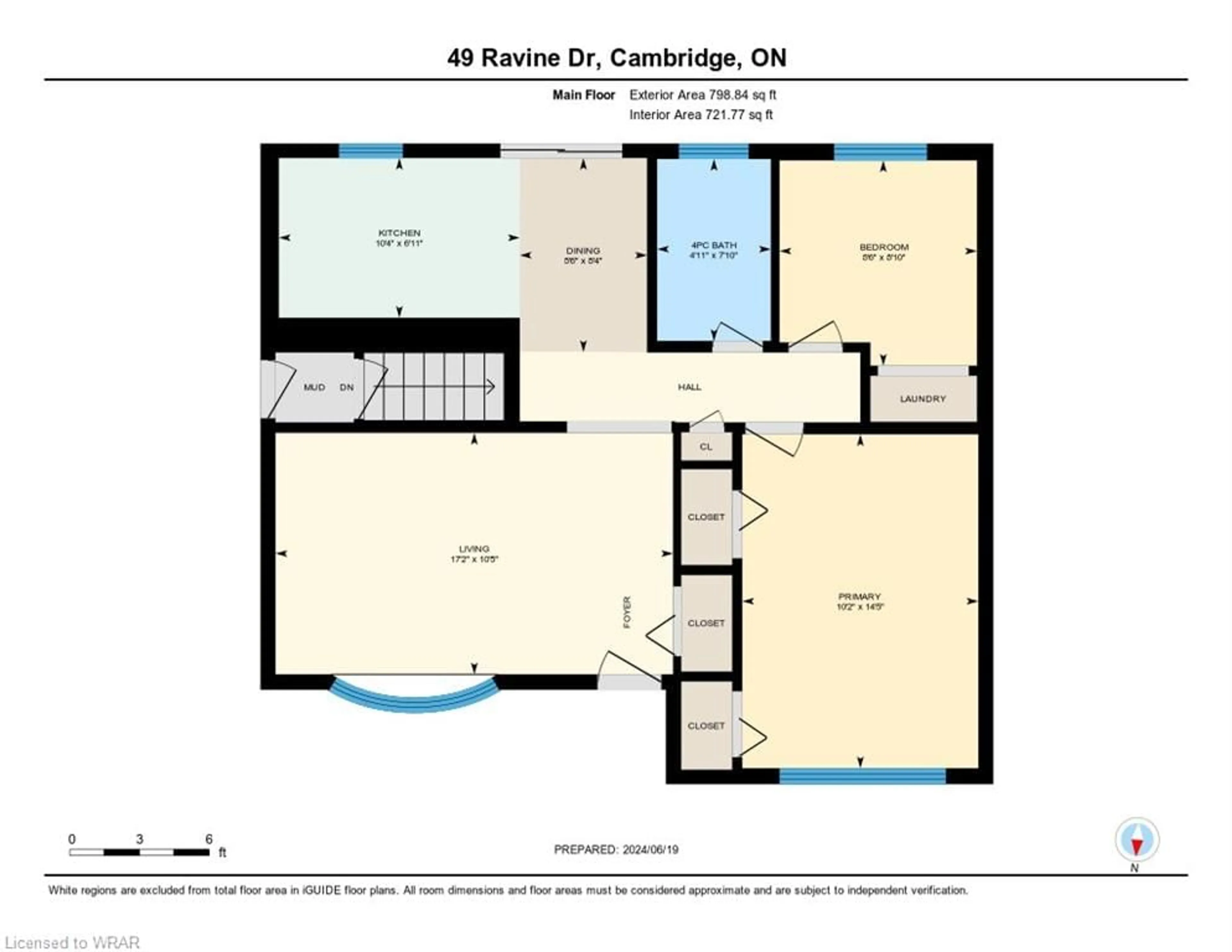 Floor plan for 49 Ravine Dr, Cambridge Ontario N1R 2W6
