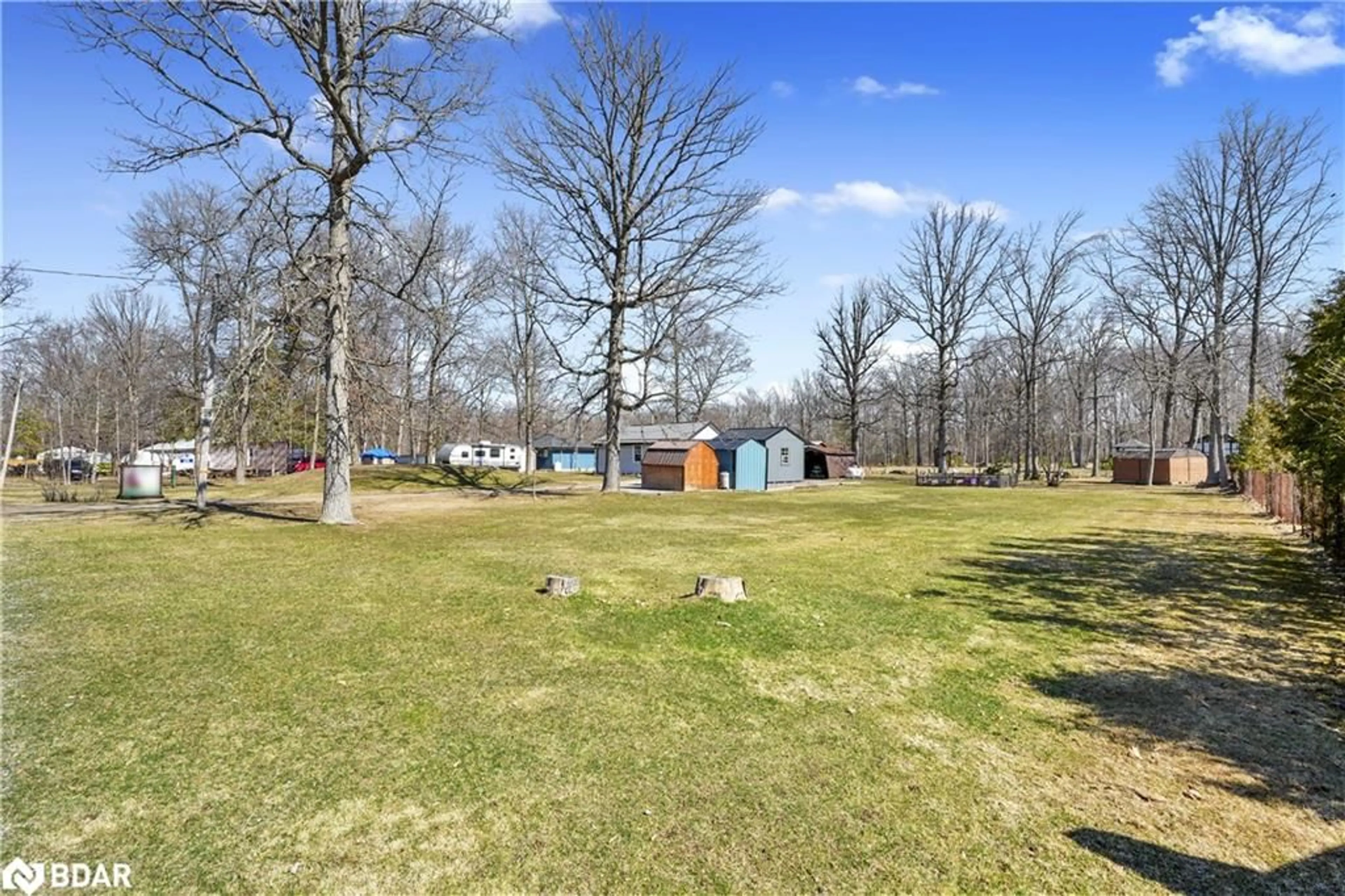 Fenced yard for 224 River Rd, Trent Hills Ontario K0K 1L0