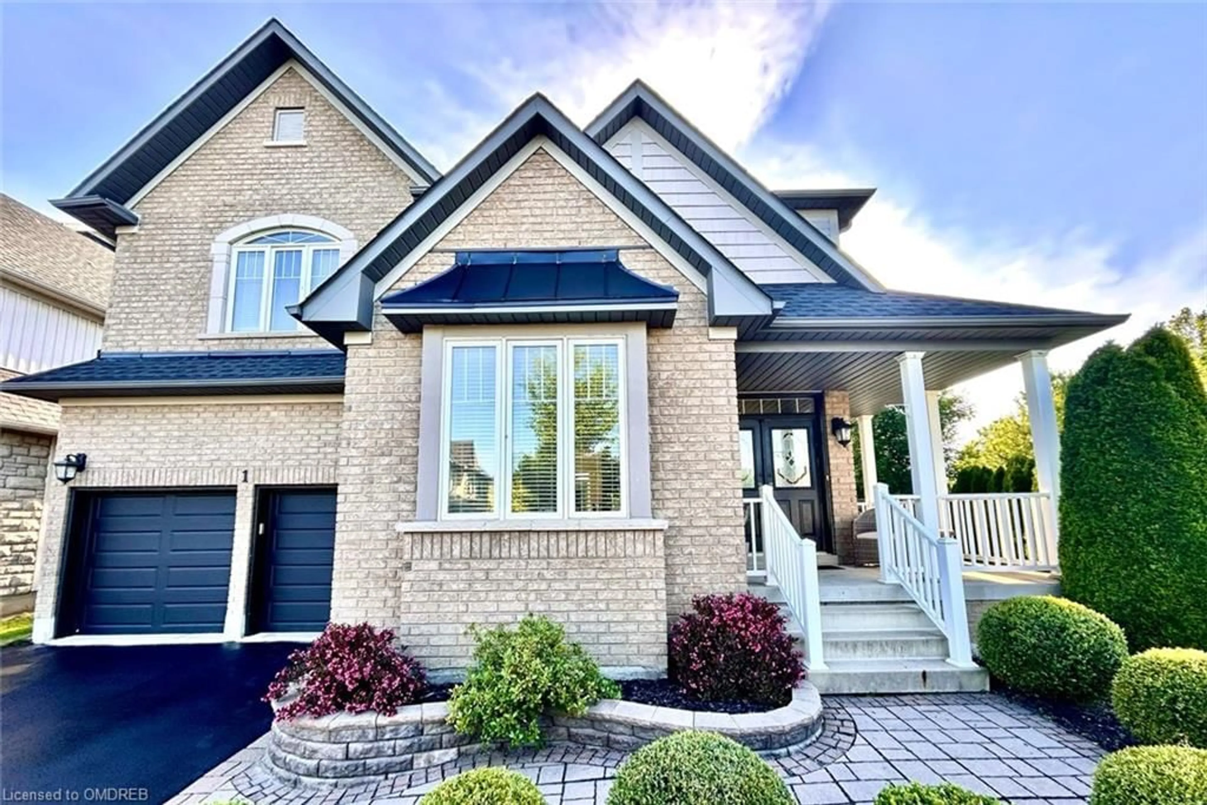 Home with brick exterior material for 1 Archstone St, Whitby Ontario L1R 3E3