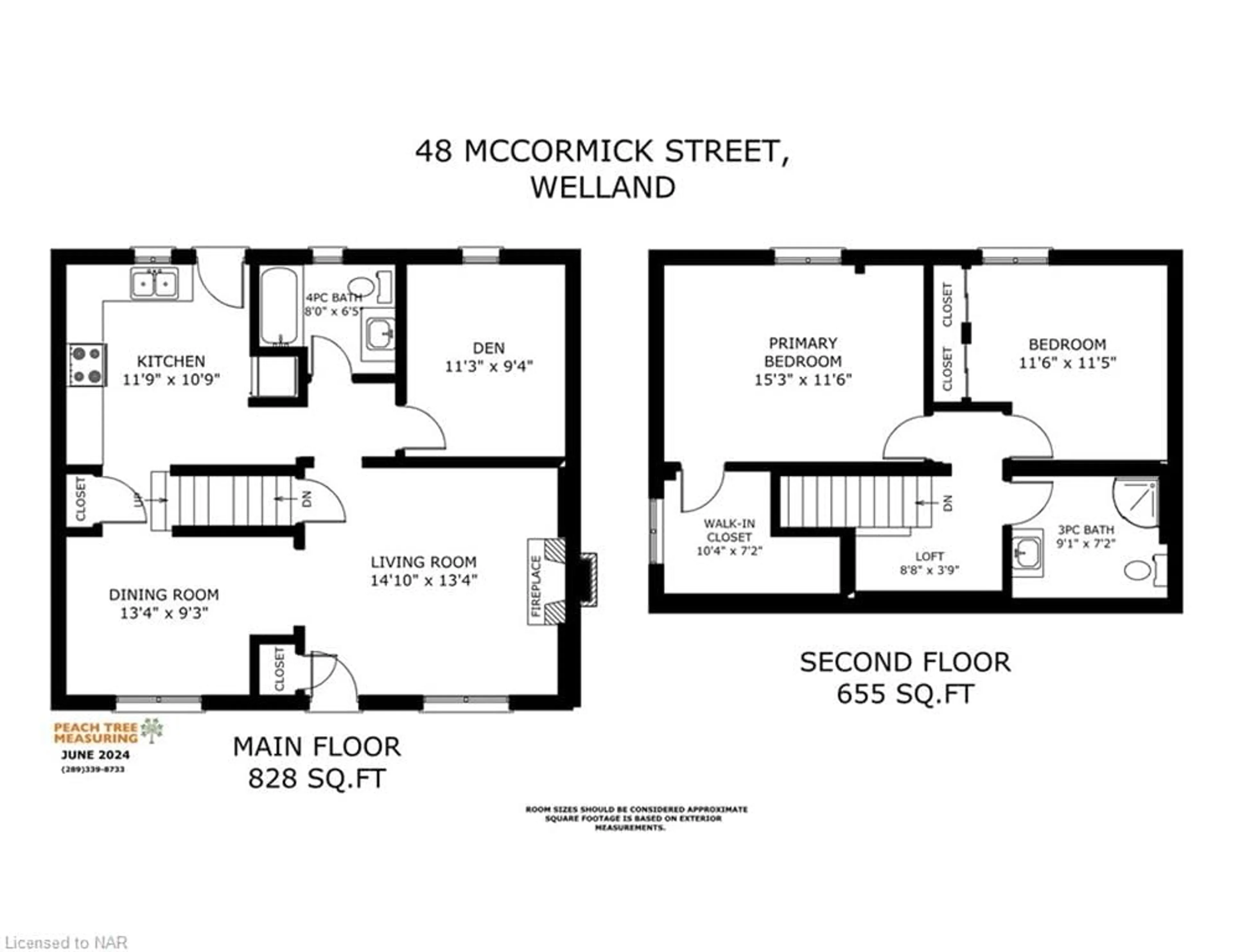 Floor plan for 48 Mccormick St, Welland Ontario L3C 4L9