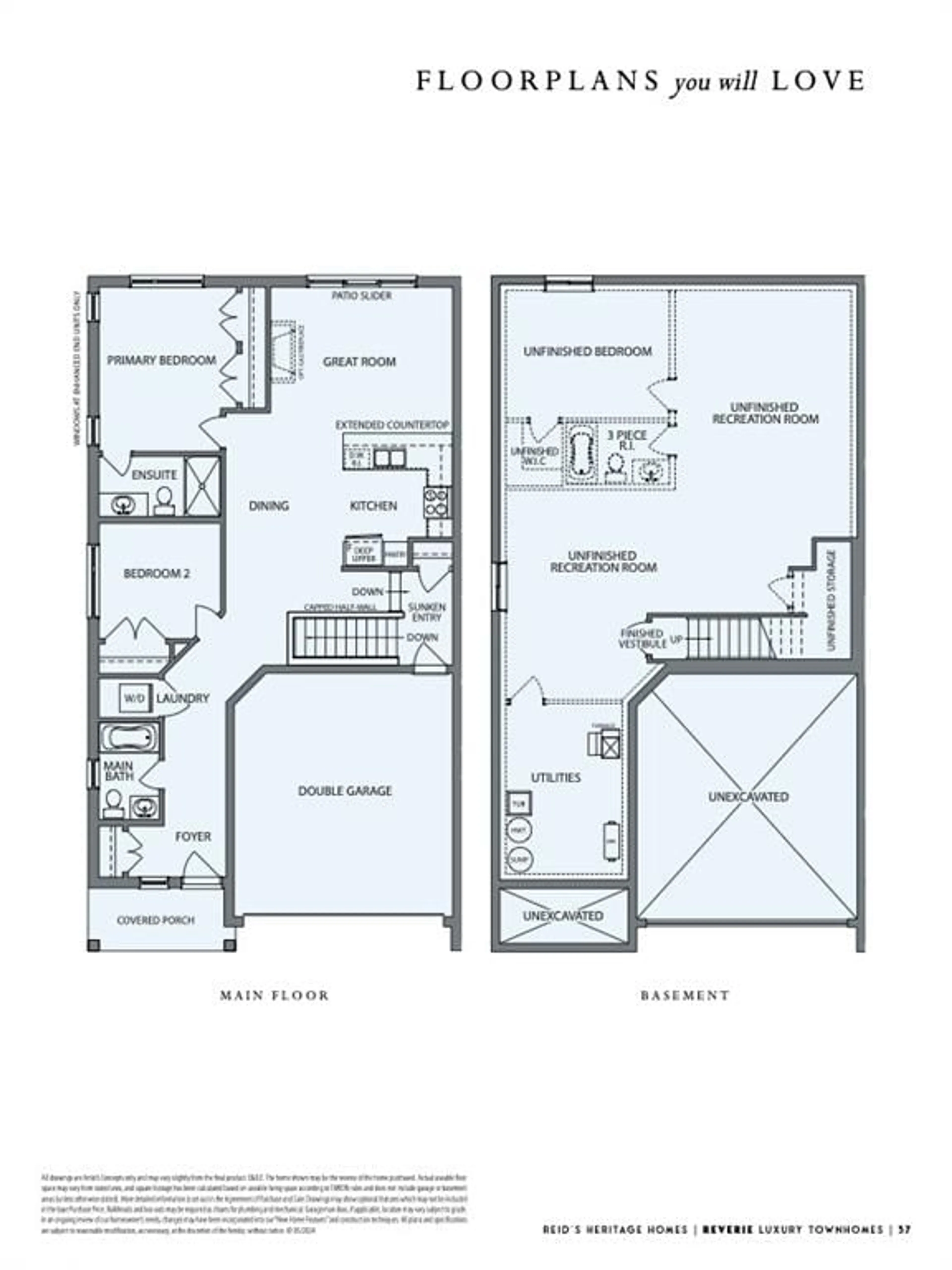 Floor plan for 11403 Highway 26 #36, Collingwood Ontario L9Y 5E7