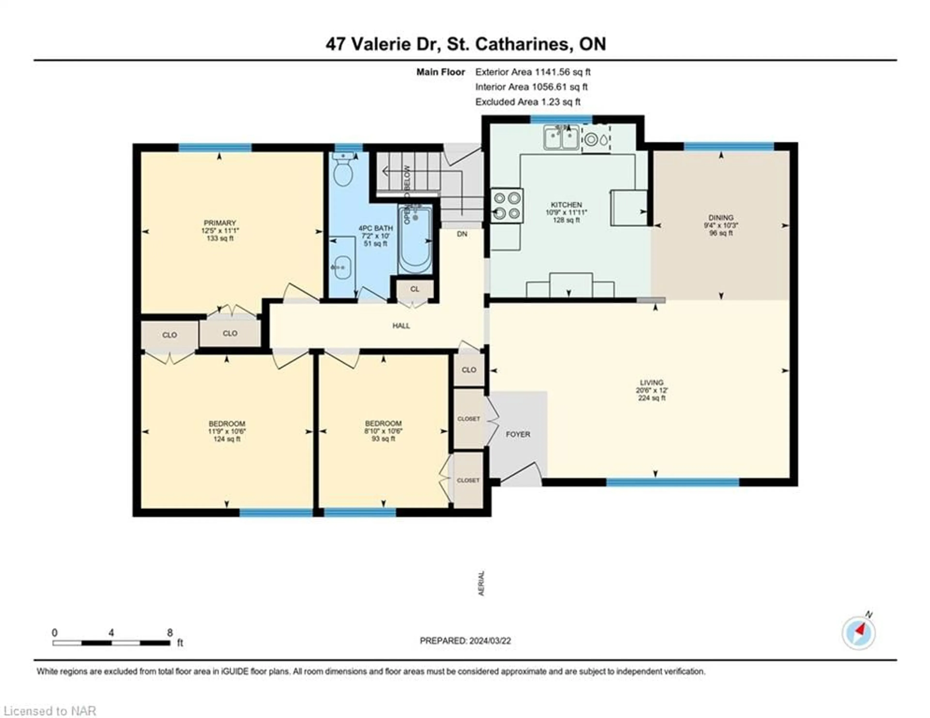 Floor plan for 47 Valerie Dr, St. Catharines Ontario L2T 3G3