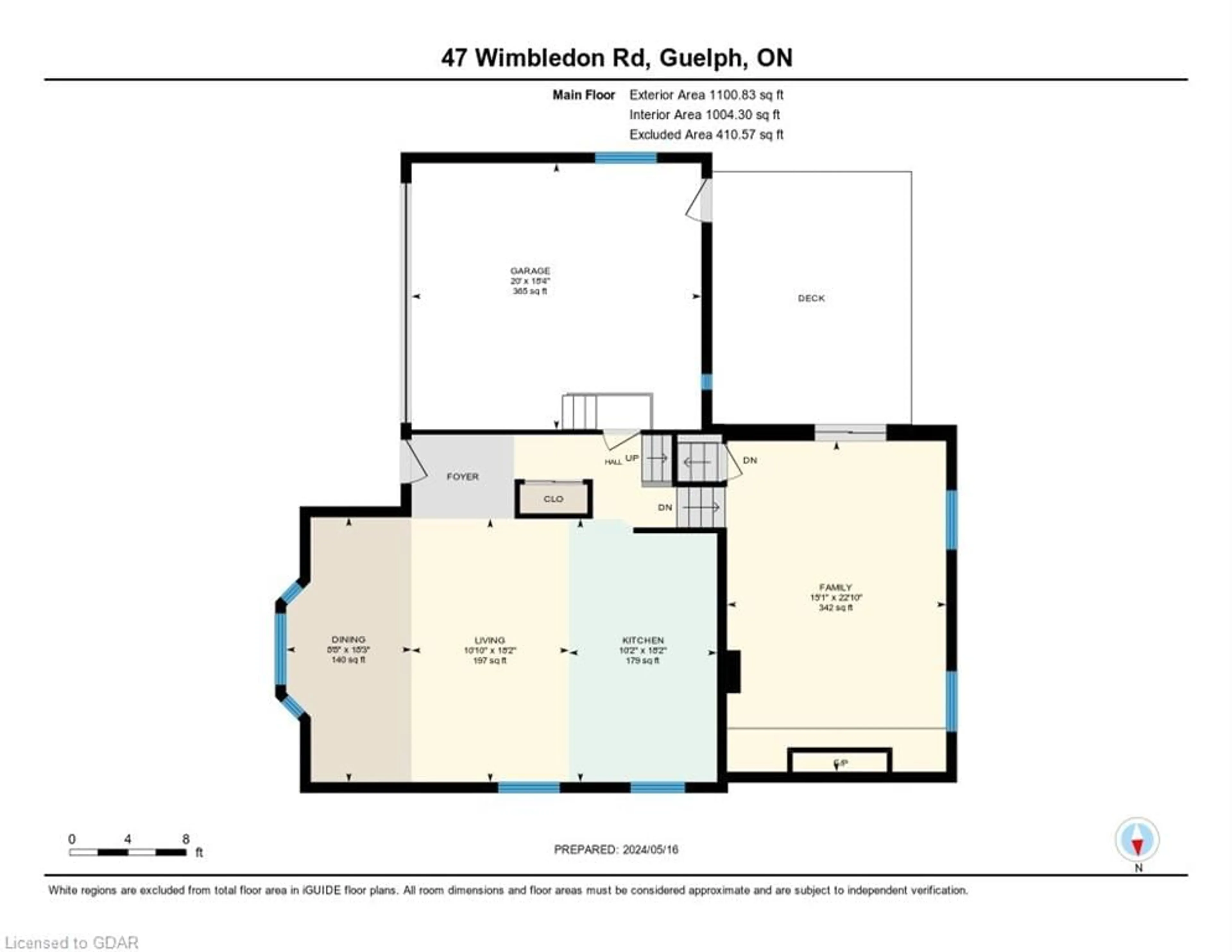 Floor plan for 47 Wimbledon Rd, Guelph Ontario N1H 7R6