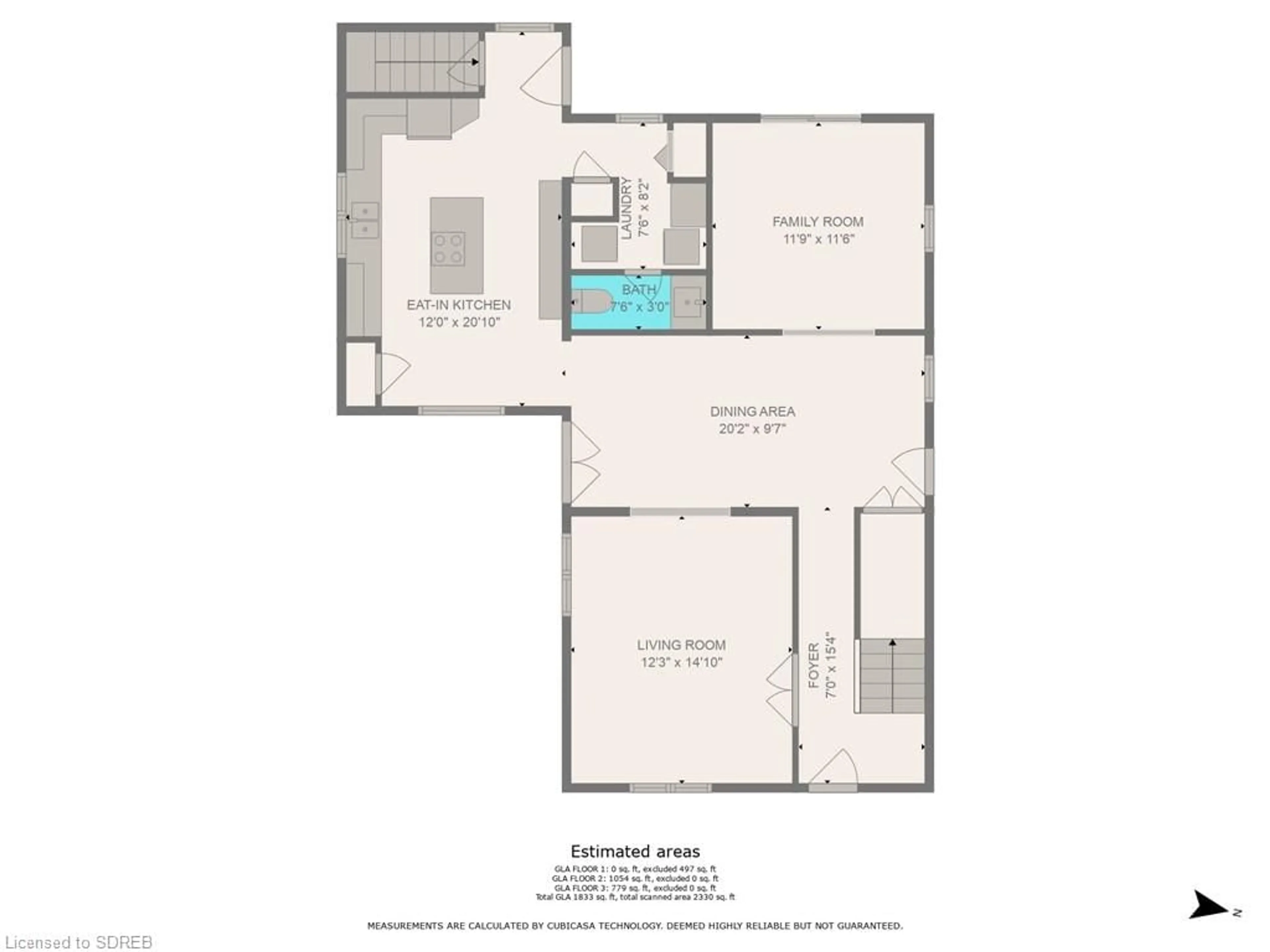 Floor plan for 762 Ireland Rd, Simcoe Ontario N3Y 4K2