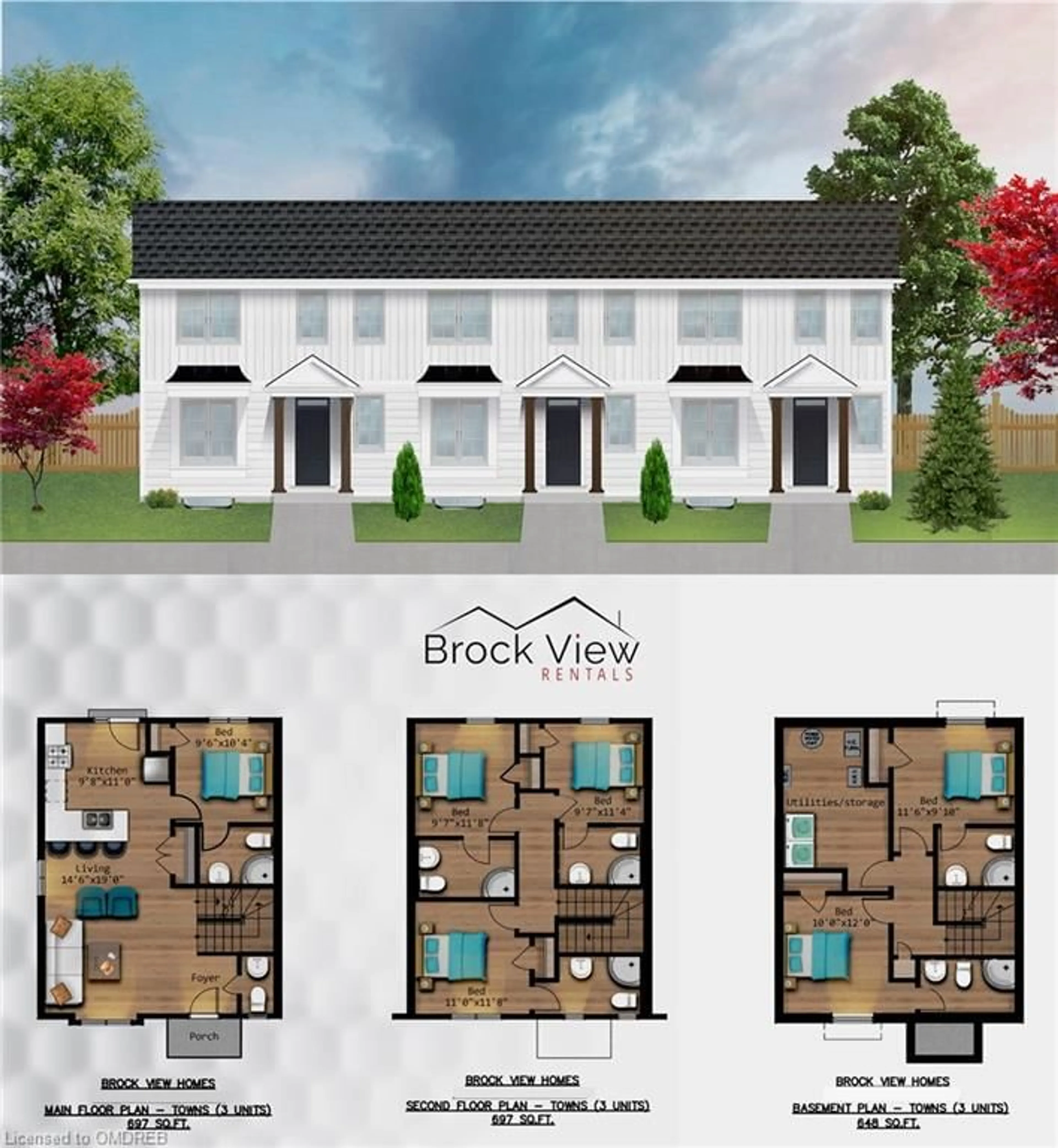 Floor plan for 4 Harvey Common, St. Catharines Ontario L2T 2K5