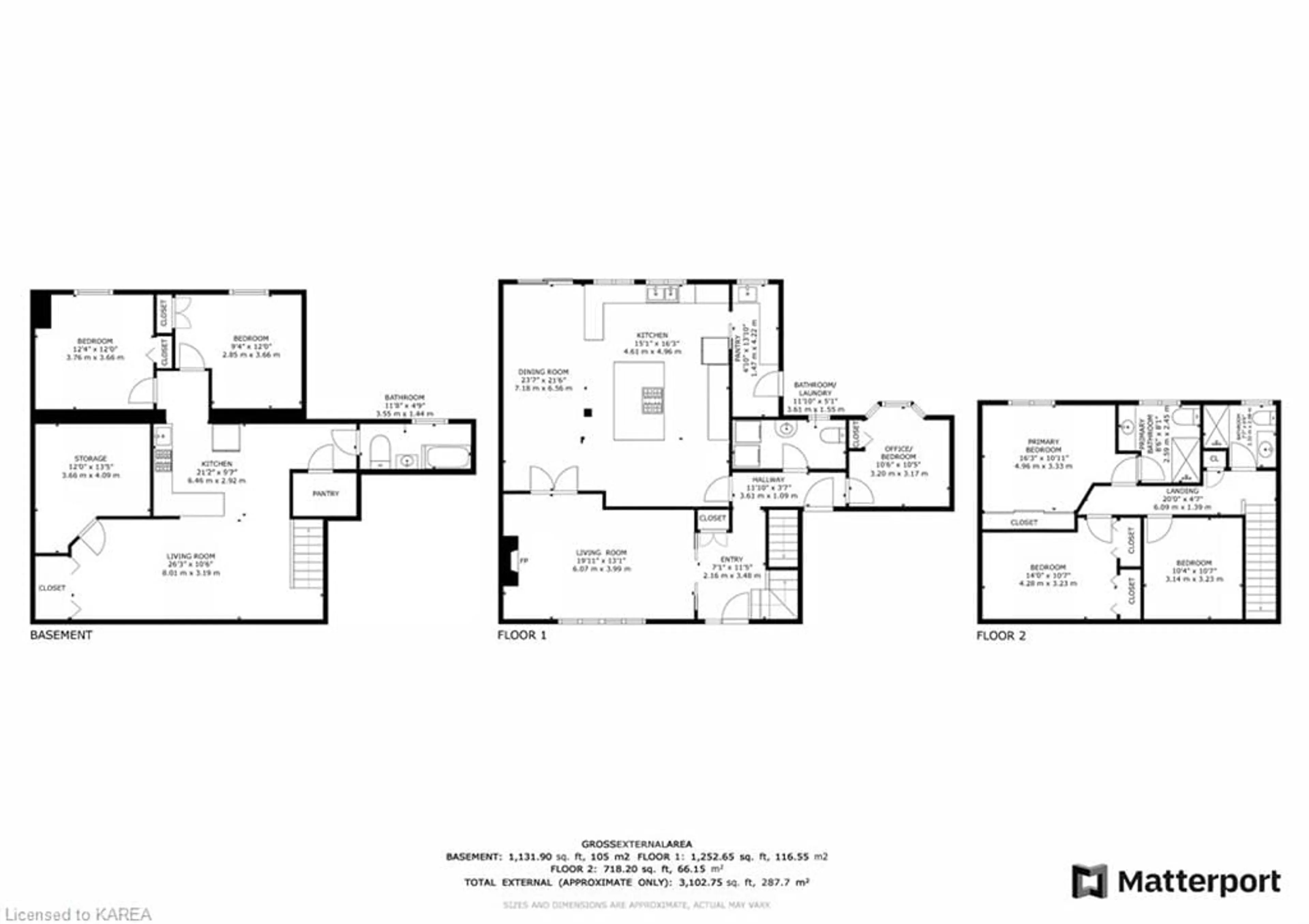 Floor plan for 115 Fairway Hill Cres, Kingston Ontario K7M 2B5