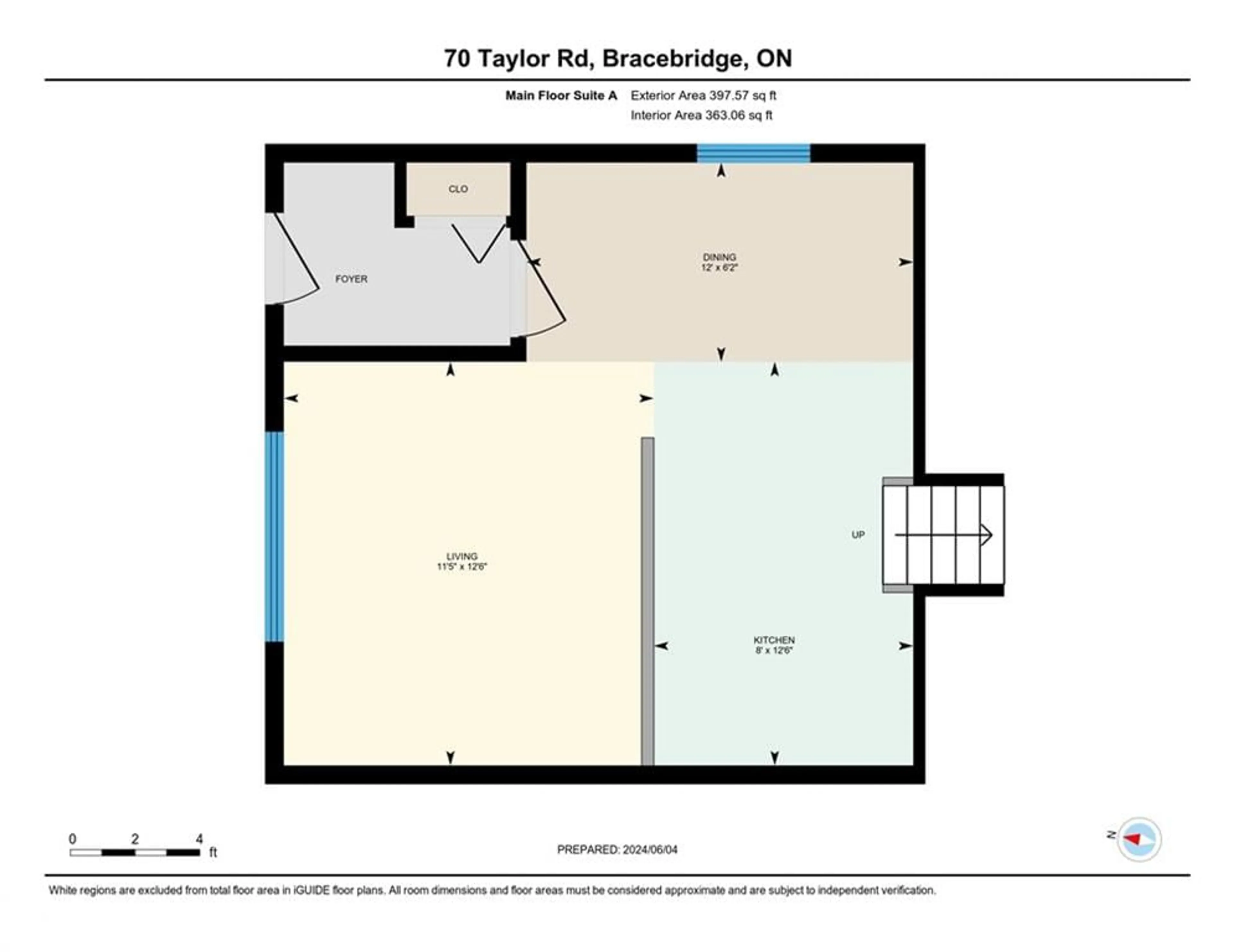 Floor plan for 70 Taylor Rd, Bracebridge Ontario P1L 1J2