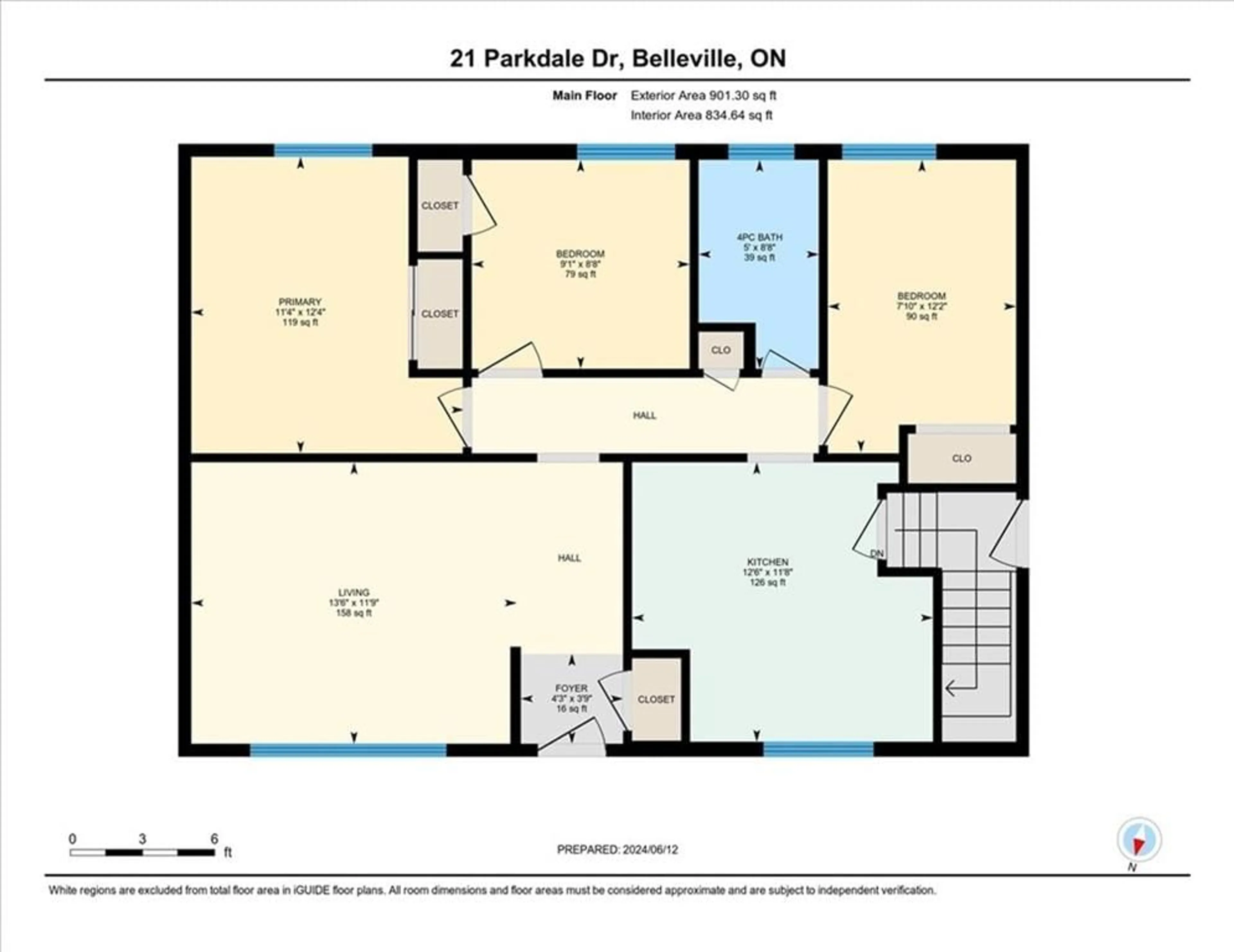 Floor plan for 21 Parkdale Dr, Belleville Ontario K8P 2P3