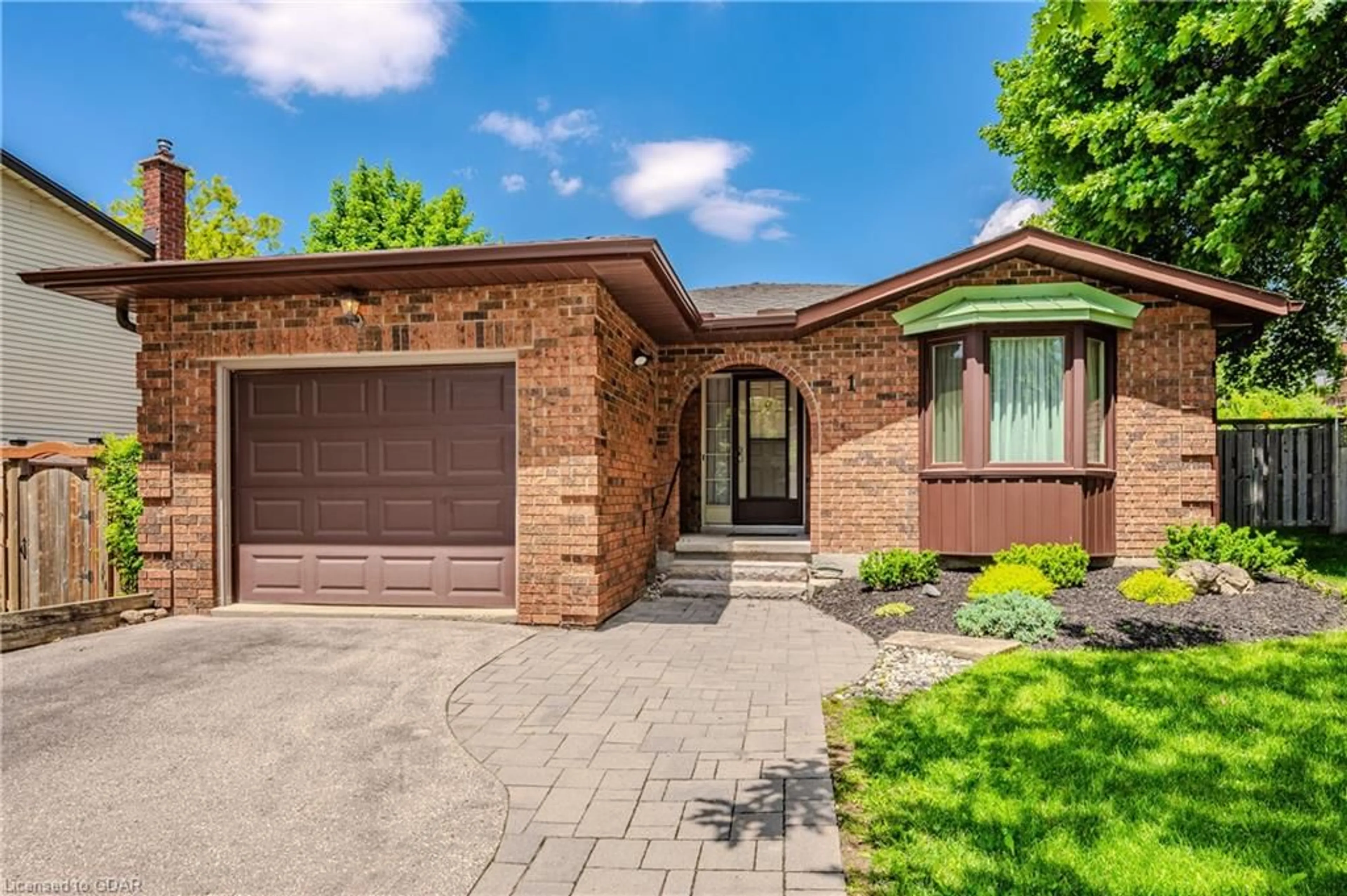 Home with brick exterior material for 1 Kipling Ave, Guelph Ontario N1H 8A2