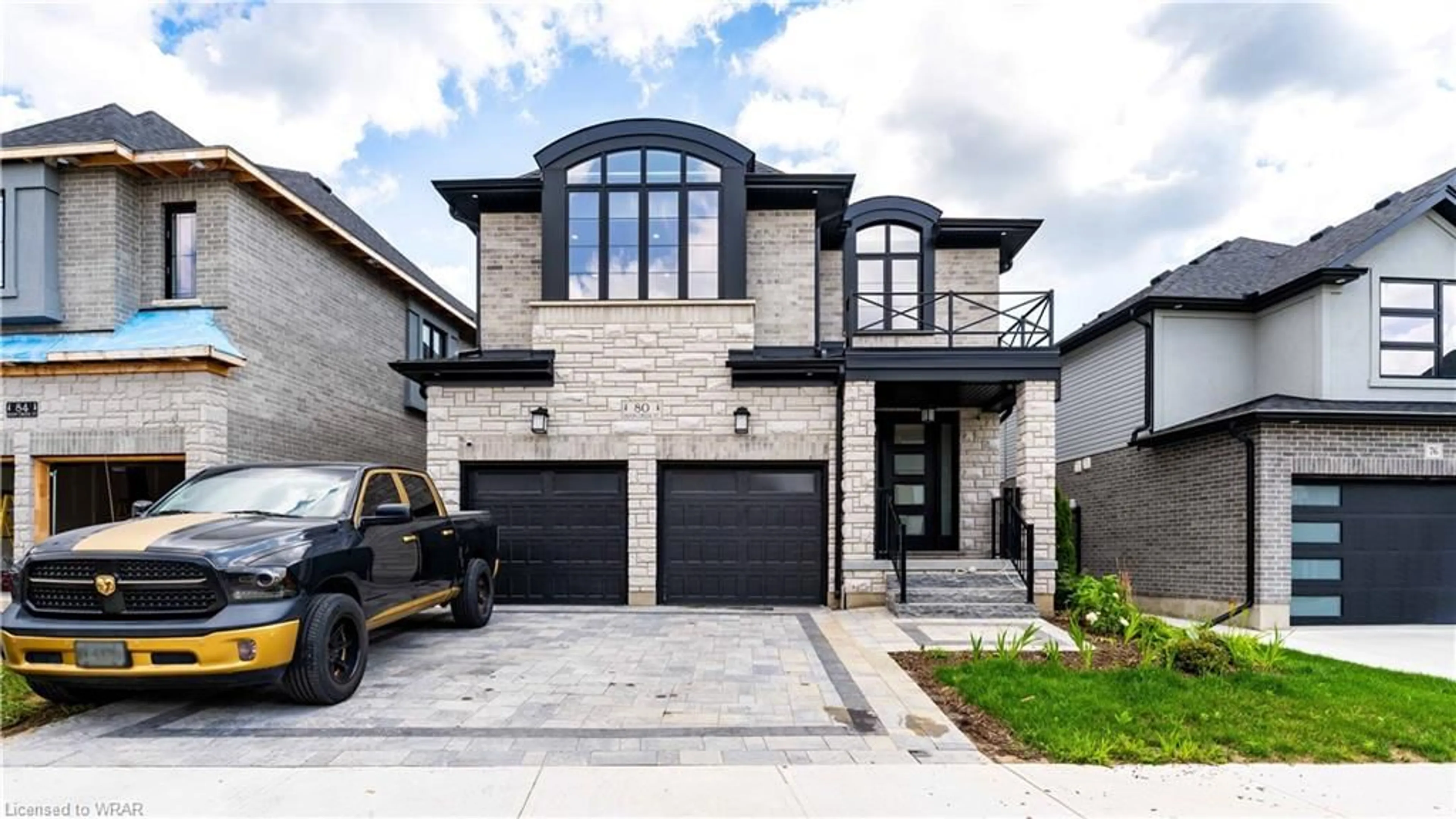 Home with brick exterior material for 80 Doon Creek St, Kitchener Ontario N2R 0M3