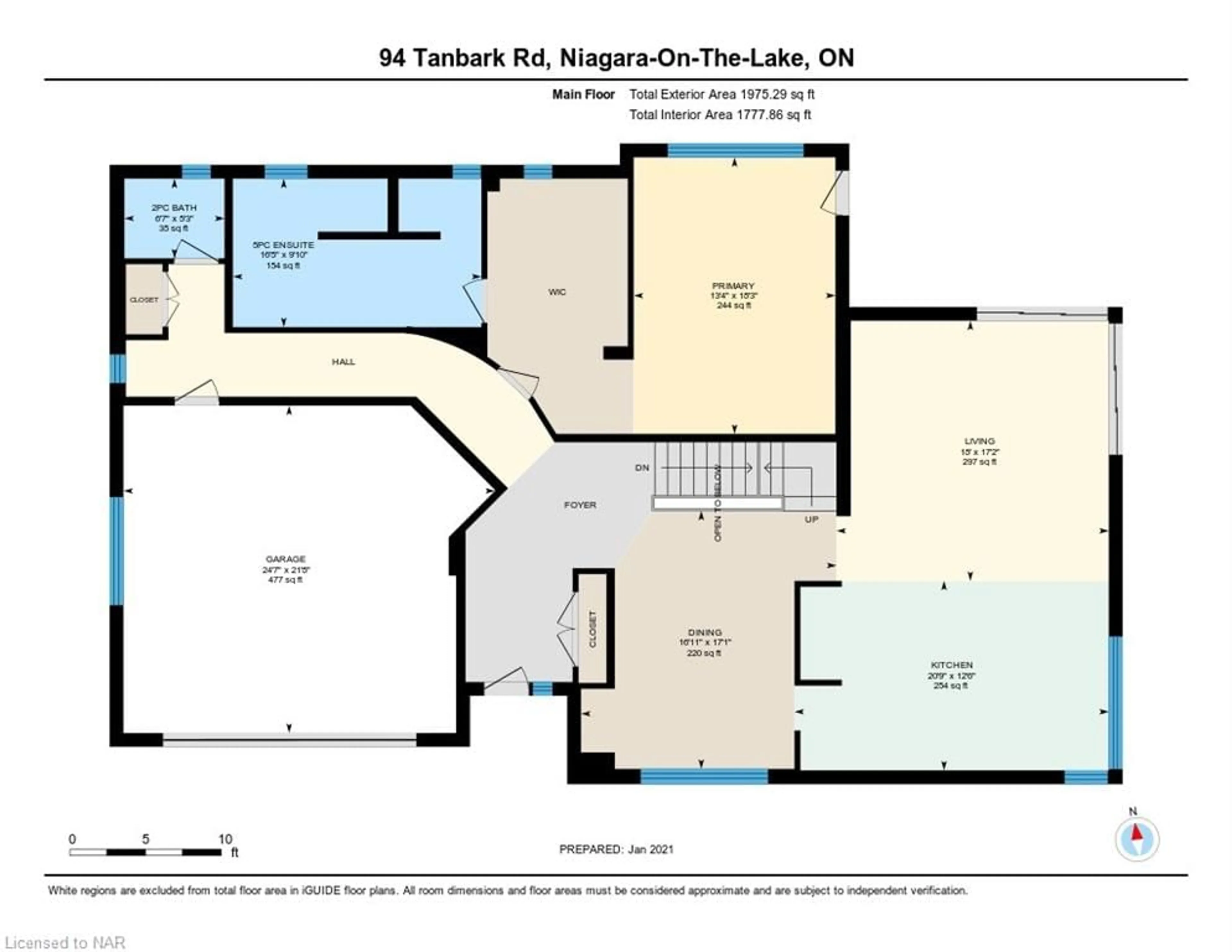 Floor plan for 94 Tanbark Rd, Niagara-on-the-Lake Ontario L0S 1J0