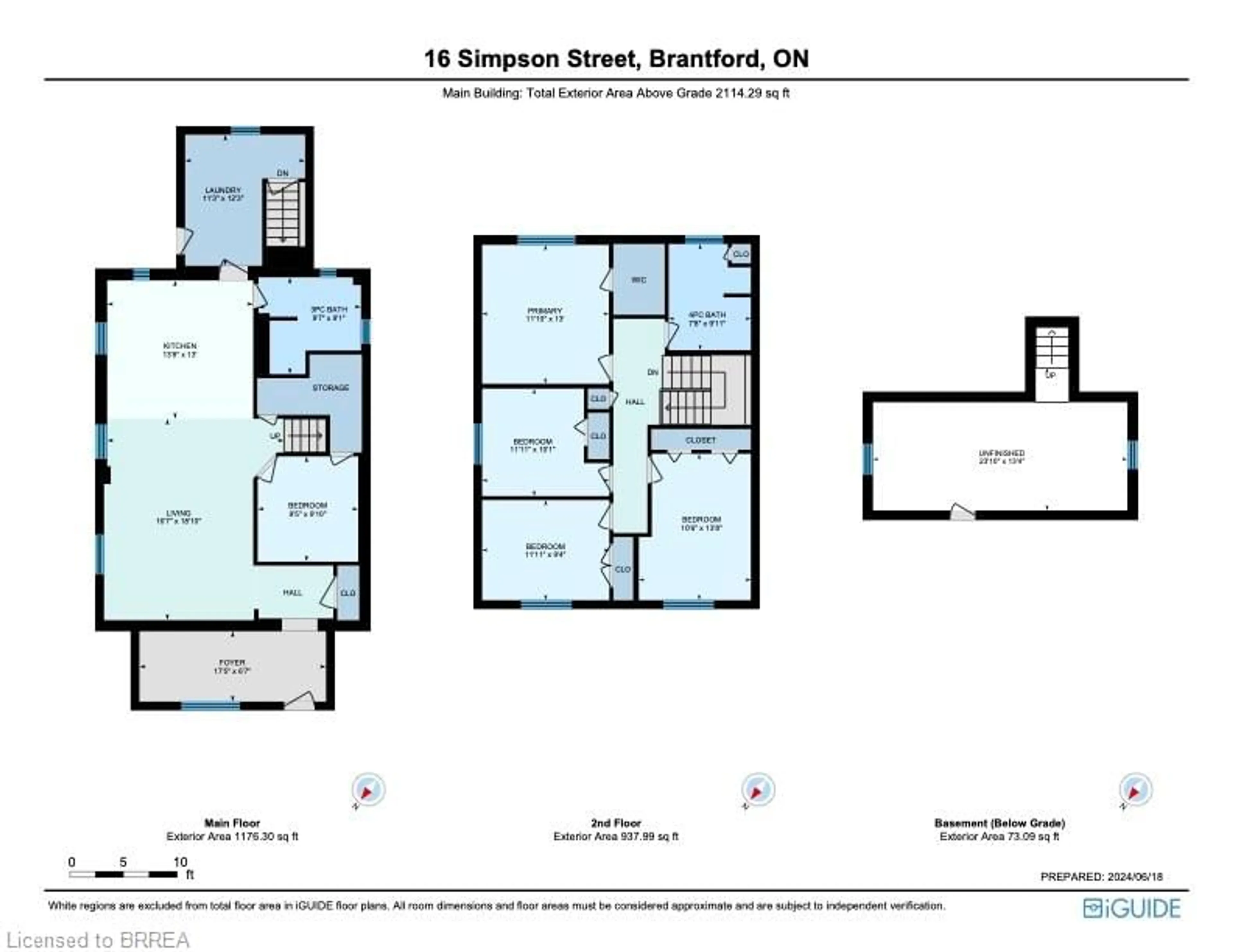 Floor plan for 16 Simpson St, Brantford Ontario N3T 1E4