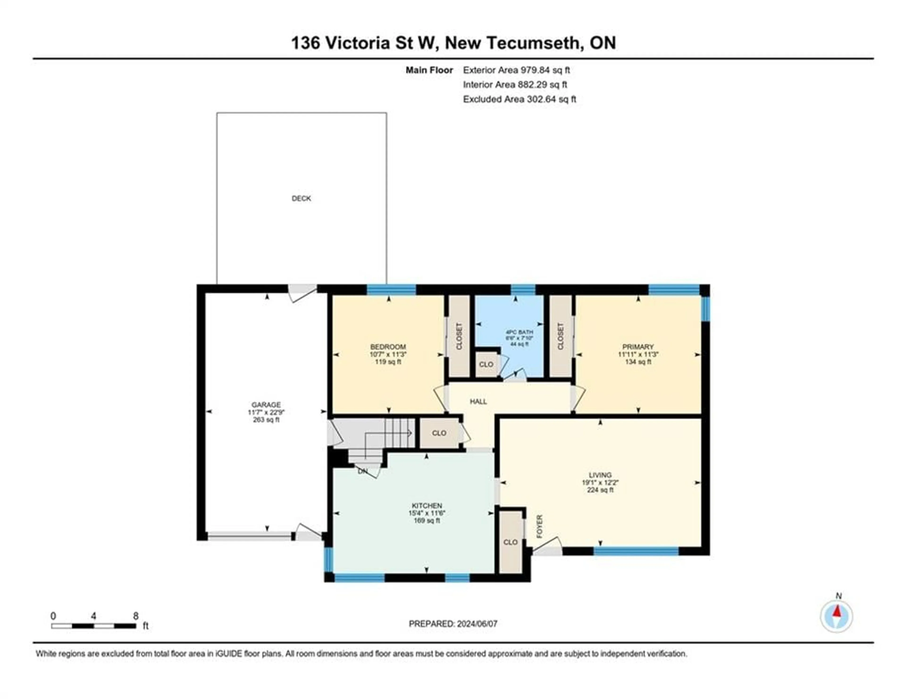 Floor plan for 136 Victoria St W St, Alliston Ontario L0M 1L7